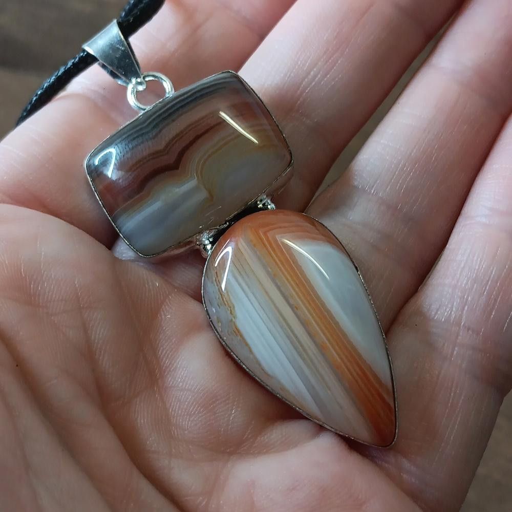 Designer Sardonyx gemstone pendant necklace Size ONE SIZE - 5 Thumbnail