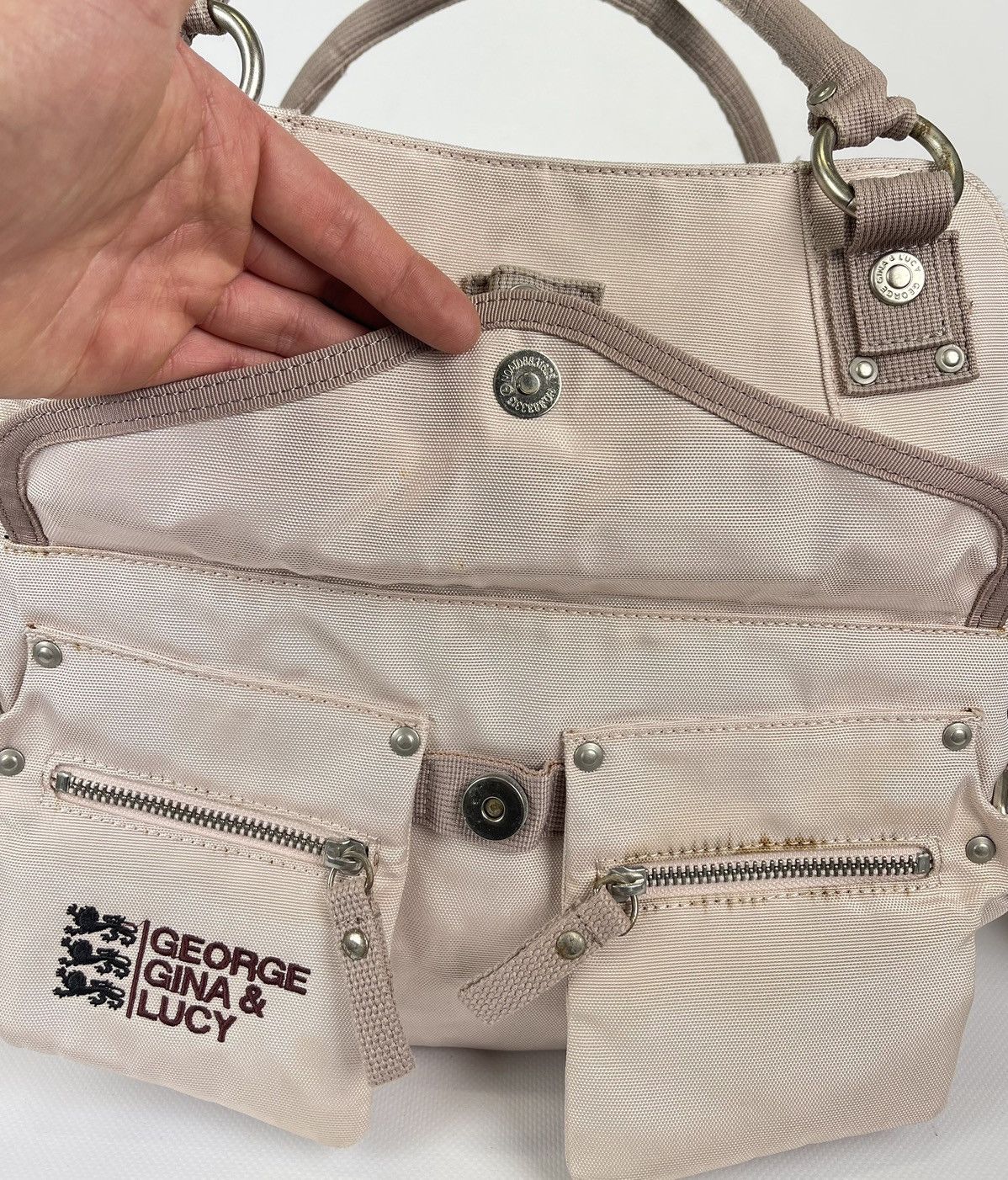 Vintage Vintage GGL George Gina & Lucy Style Stalker Bag Distressed Size ONE SIZE - 13 Thumbnail