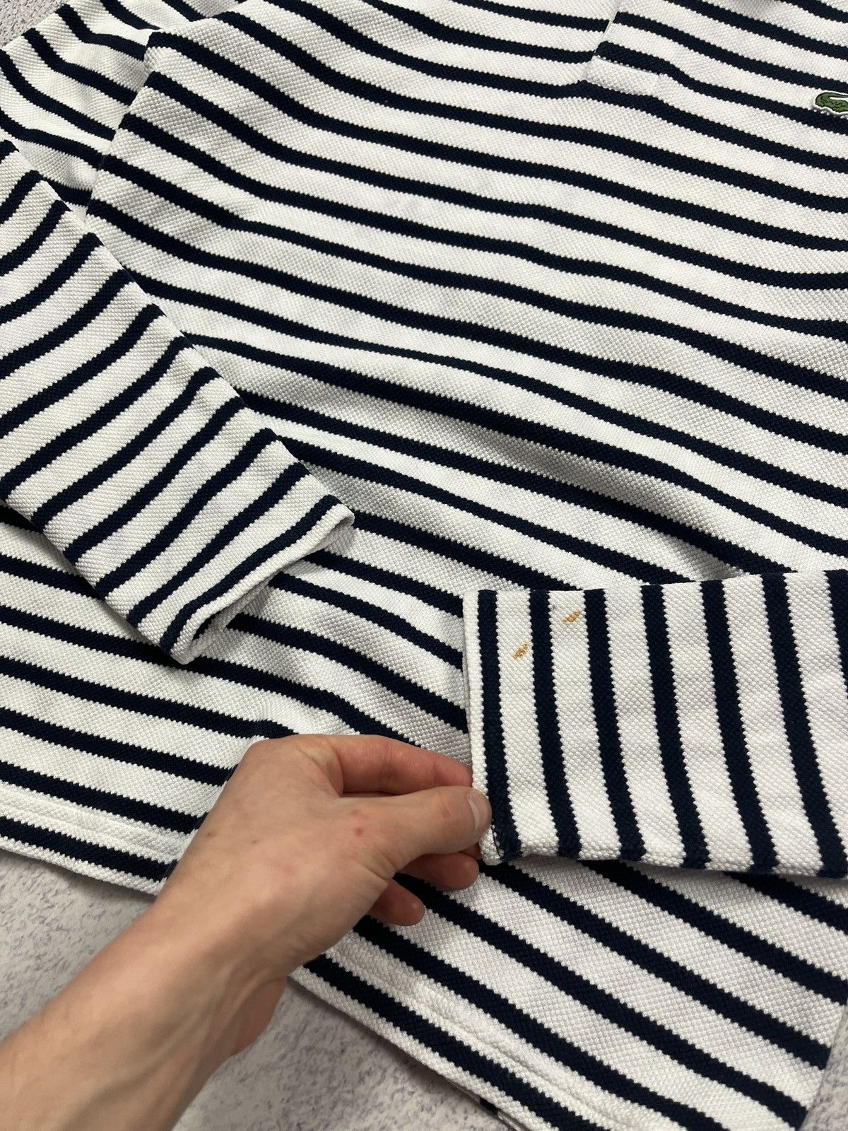 Lacoste × Other Lacoste Live Long Sleeve Striped Polo T-Shirt Size US S / EU 44-46 / 1 - 6 Thumbnail