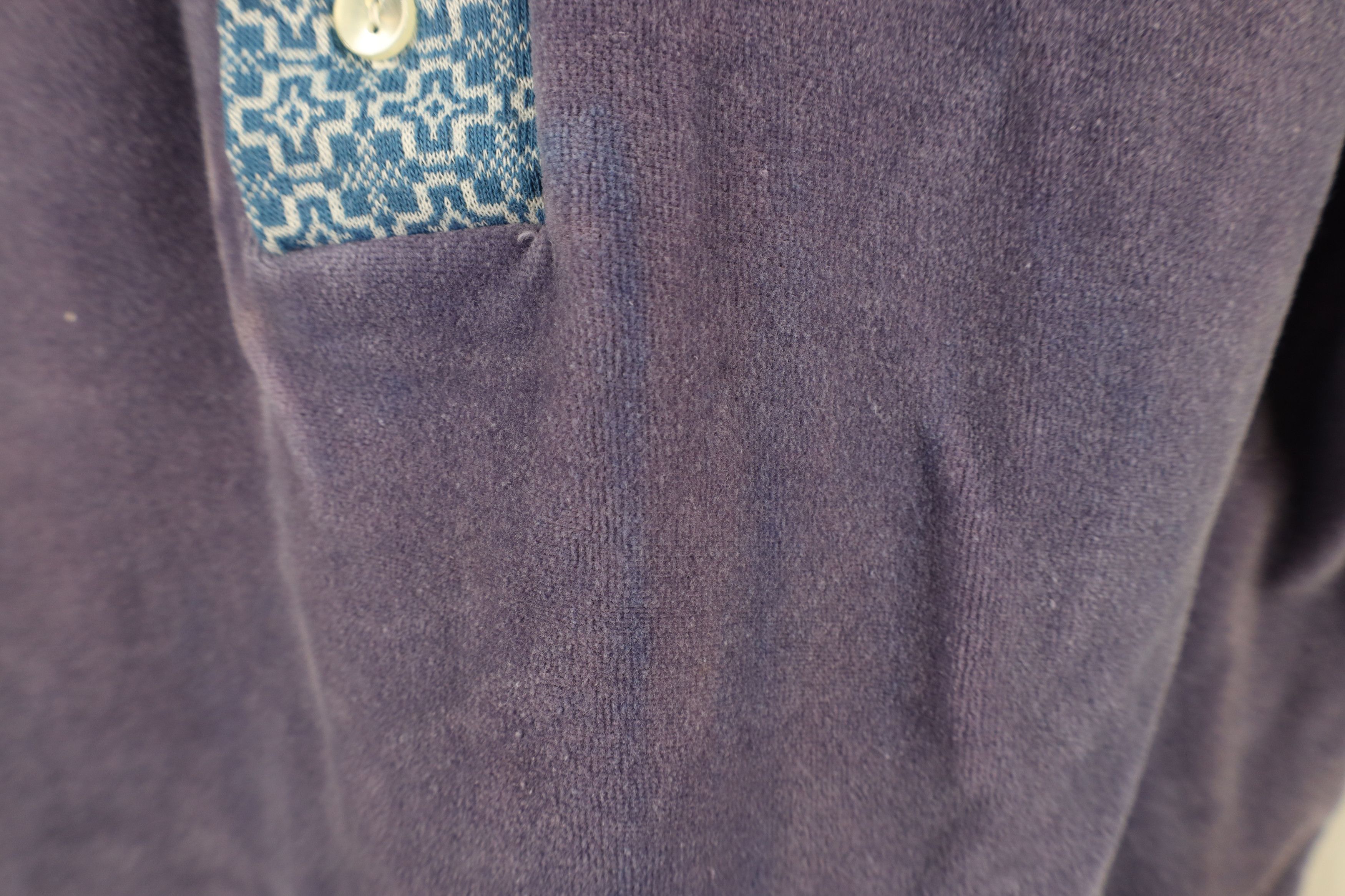 Vintage Vintage 60s 70s Streetwear Velour Collared Polo Shirt USA Size US S / EU 44-46 / 1 - 6 Thumbnail