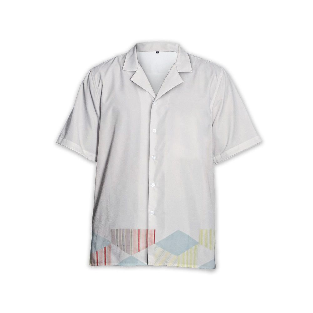 Designer Men's White Greetings Shirt Size US M / EU 48-50 / 2 - 4 Thumbnail