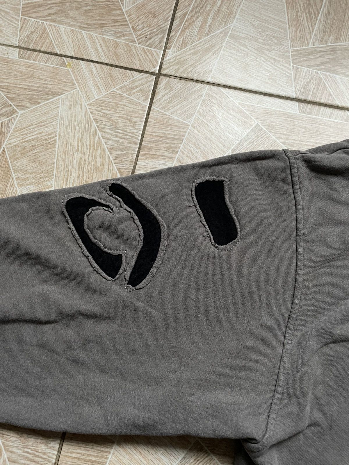 Designer × Jaded London Avant Garde Distressed Jaded London Applique Face Hoodie Size US XL / EU 56 / 4 - 5 Thumbnail