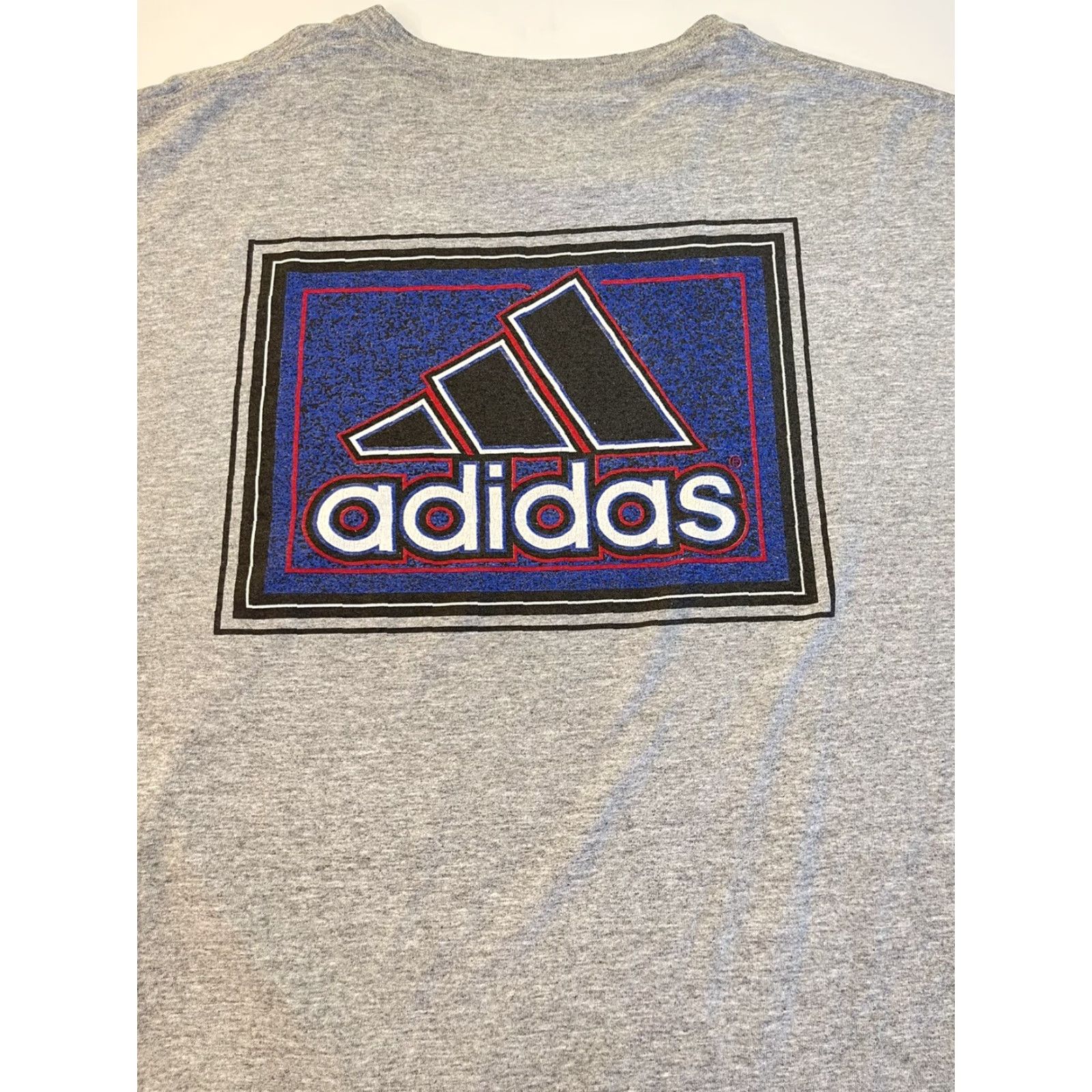 Adidas VINTAGE Adidas Yeezy Graphic T-Shirt Men's Large Gray Crew Neck 90s USA Made Size US L / EU 52-54 / 3 - 2 Thumbnail