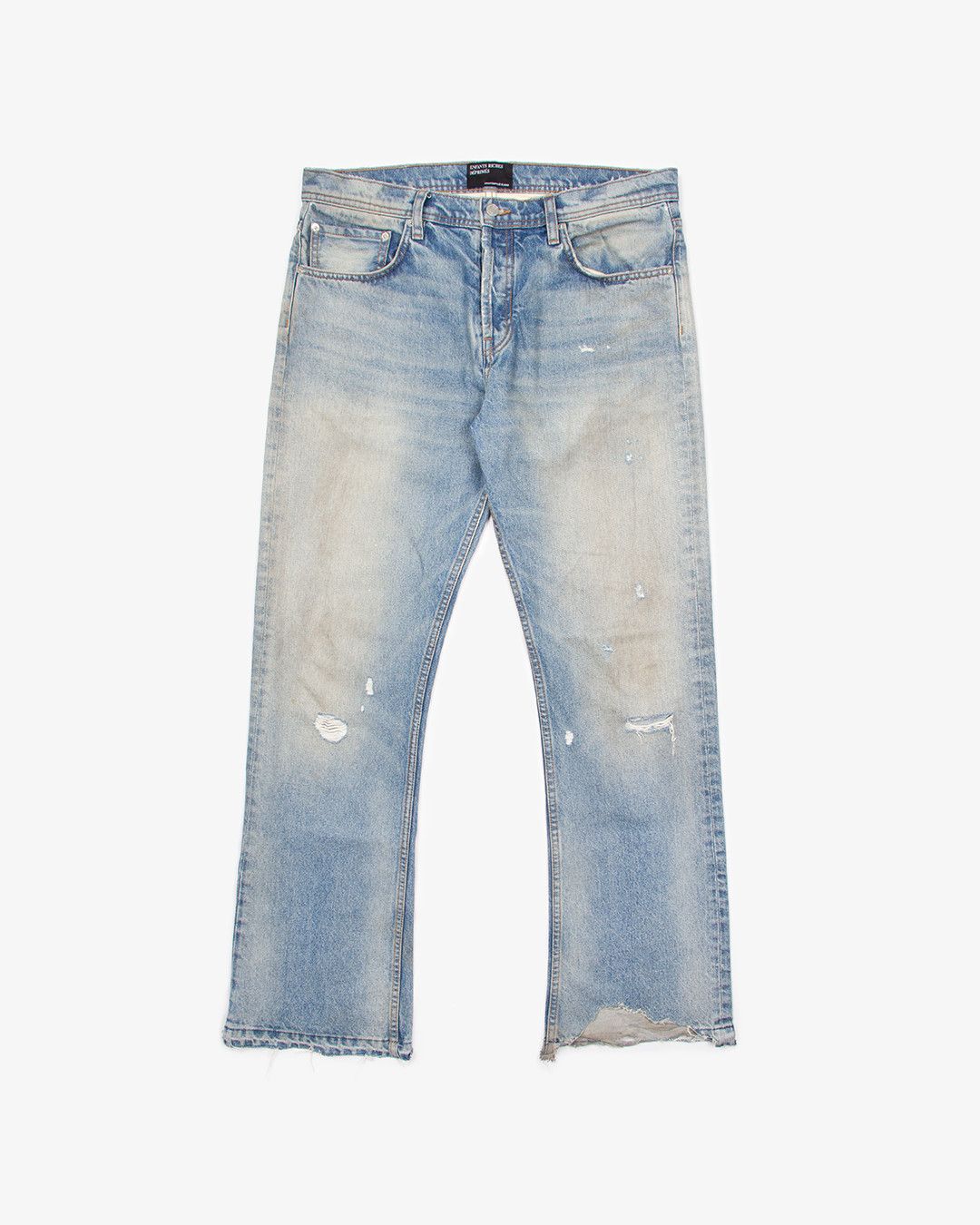 Enfants Riches Deprimes ERD DISTRESSED FLARE DENIM Size US 34 / EU 50 - 1 Thumbnail