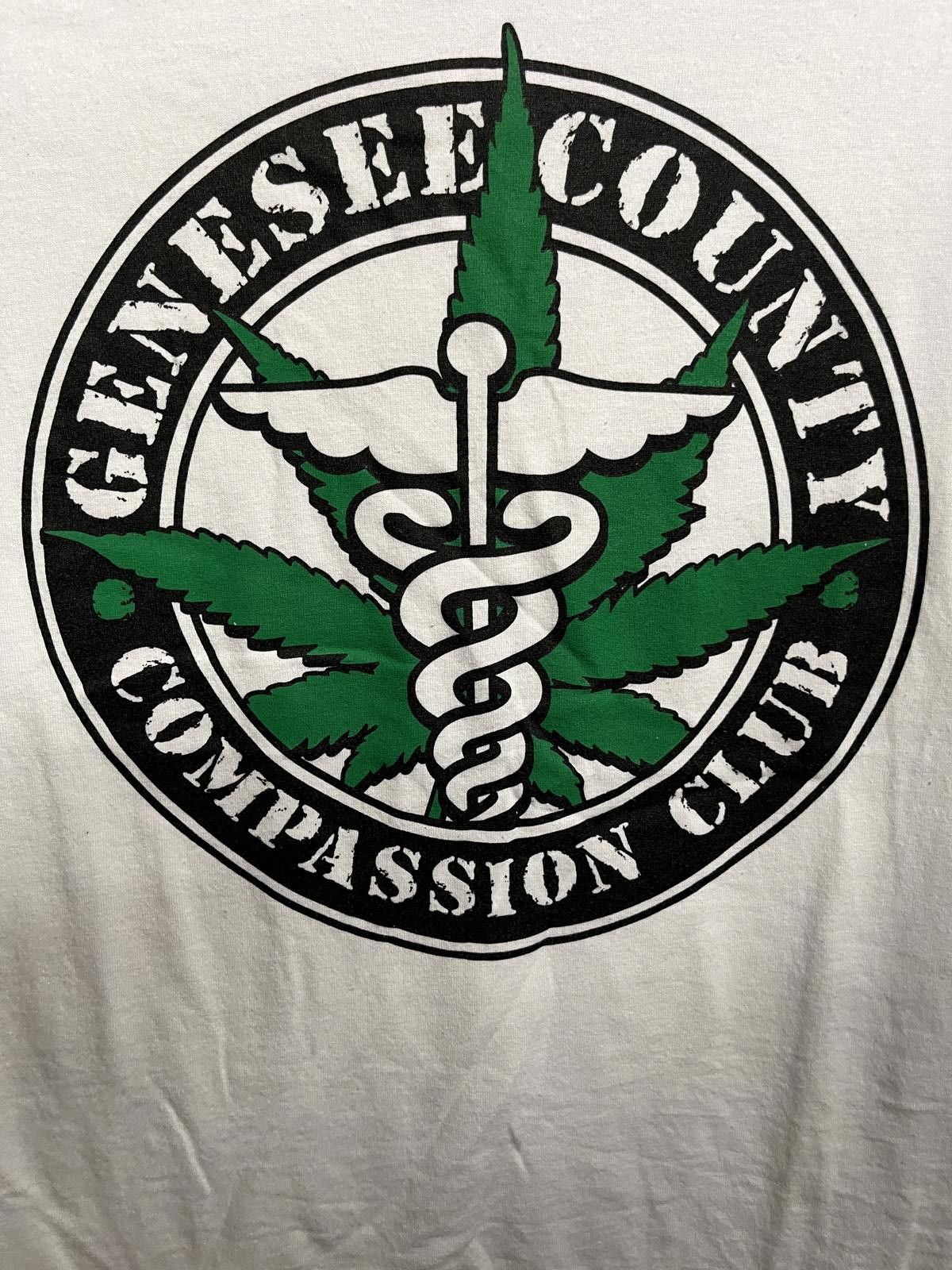 Designer Genesee County Compassion Club - Michigan Weed Tee - L Size US XL / EU 56 / 4 - 2 Thumbnail