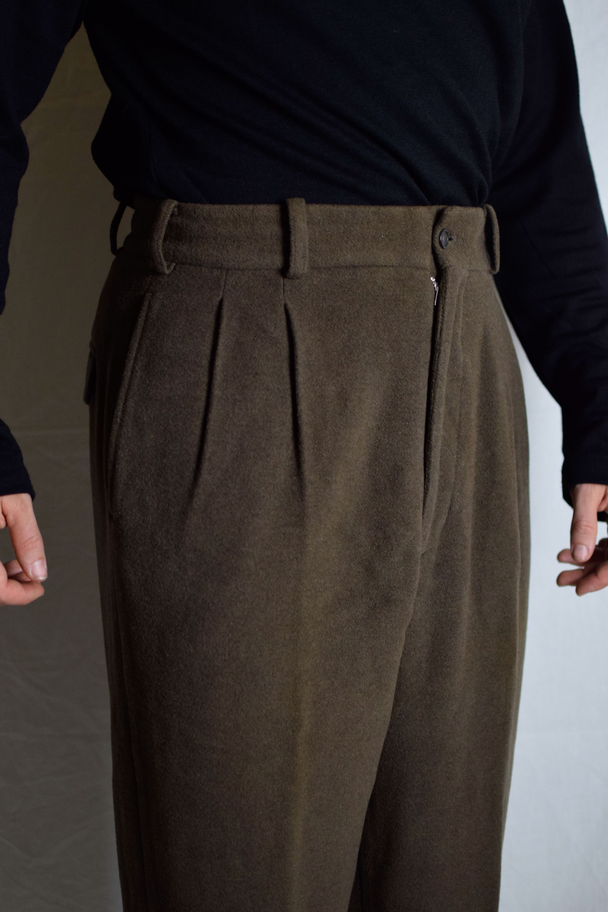 Yohji Yamamoto YYPH Archive 80's Brown Wool Pants Size US 30 / EU 46 - 7 Thumbnail