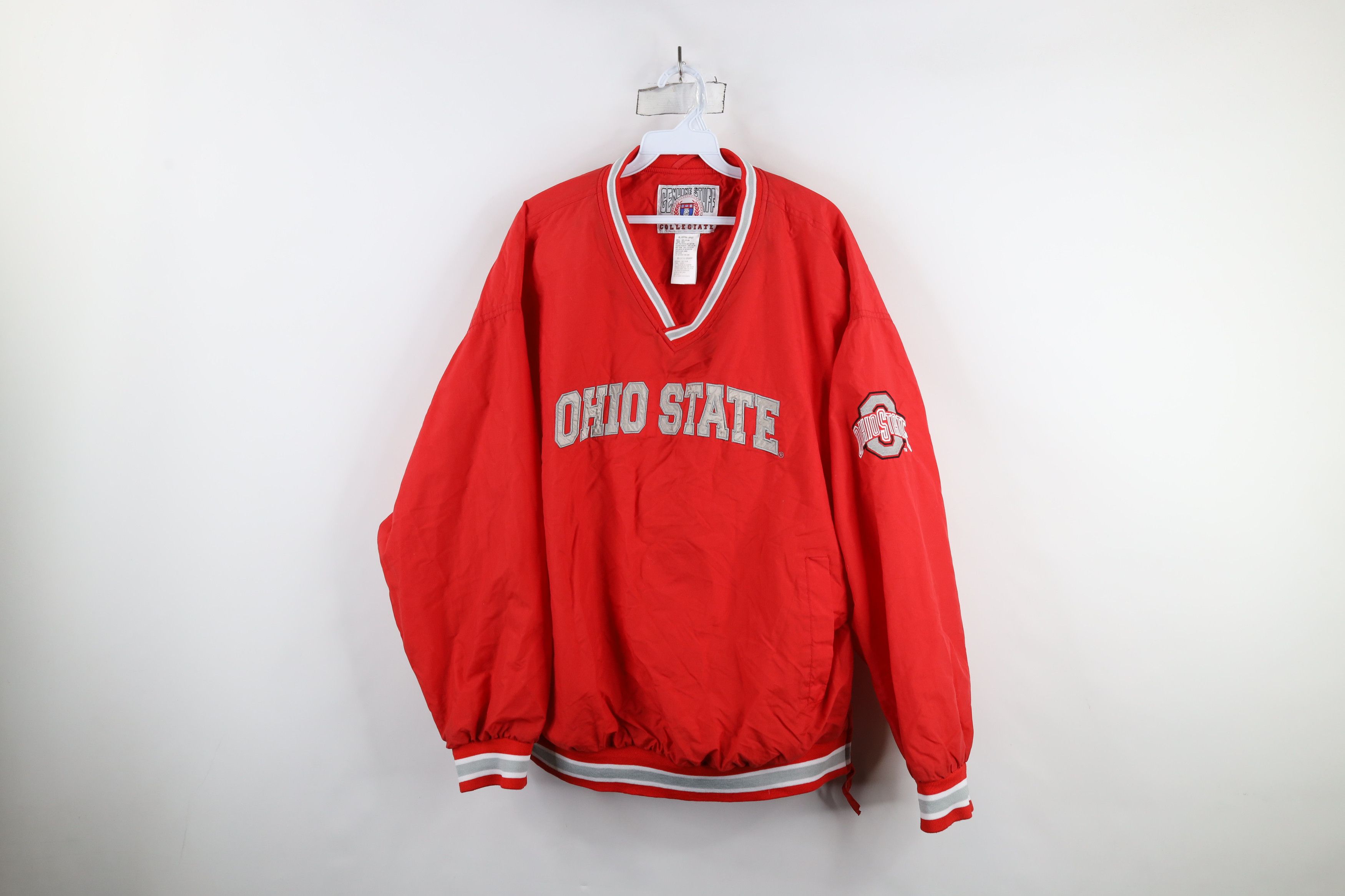 Vintage Vintage 90s Ohio State University Windbreaker Jacket Size US XL / EU 56 / 4 - 1 Thumbnail