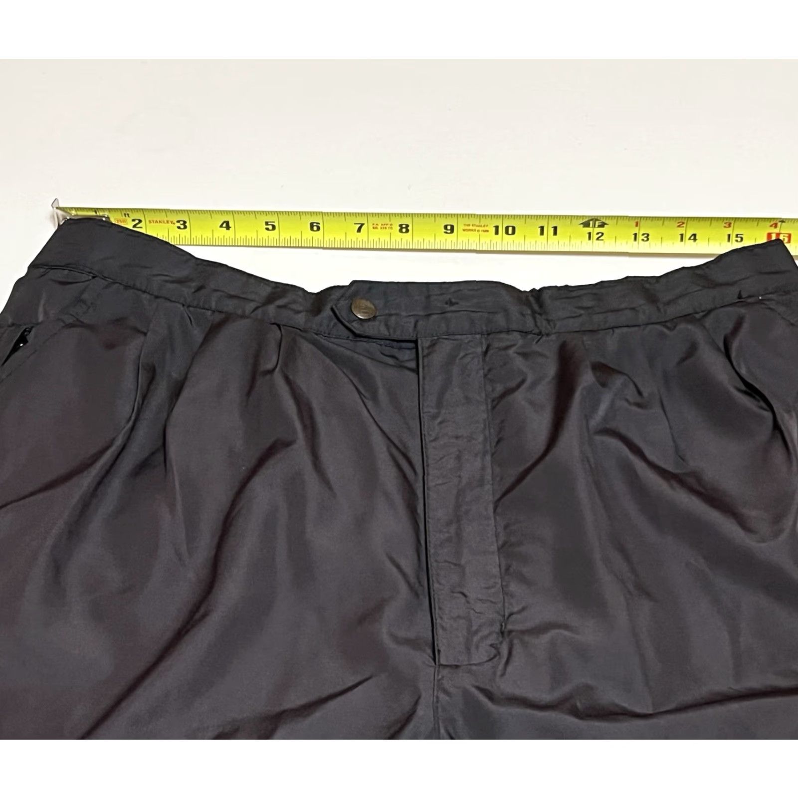 Footjoy Footjoy Dryjoys Convertible Rain Pants Men L Black Waterproof Golfer Size US 33 - 3 Thumbnail