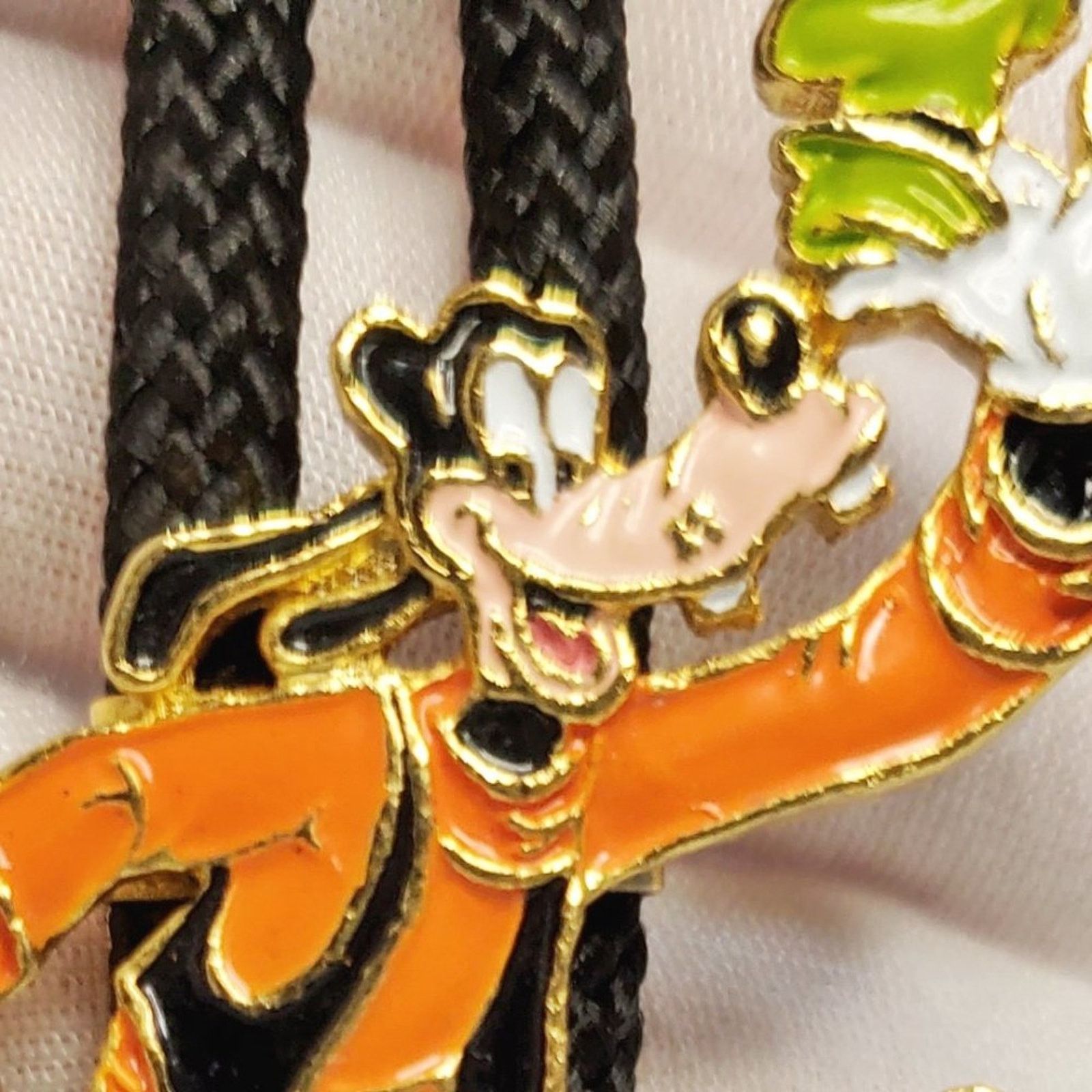 Disney Disney Goofy 2000 Black Bolo Tie - Western Accessory Size ONE SIZE - 2 Thumbnail