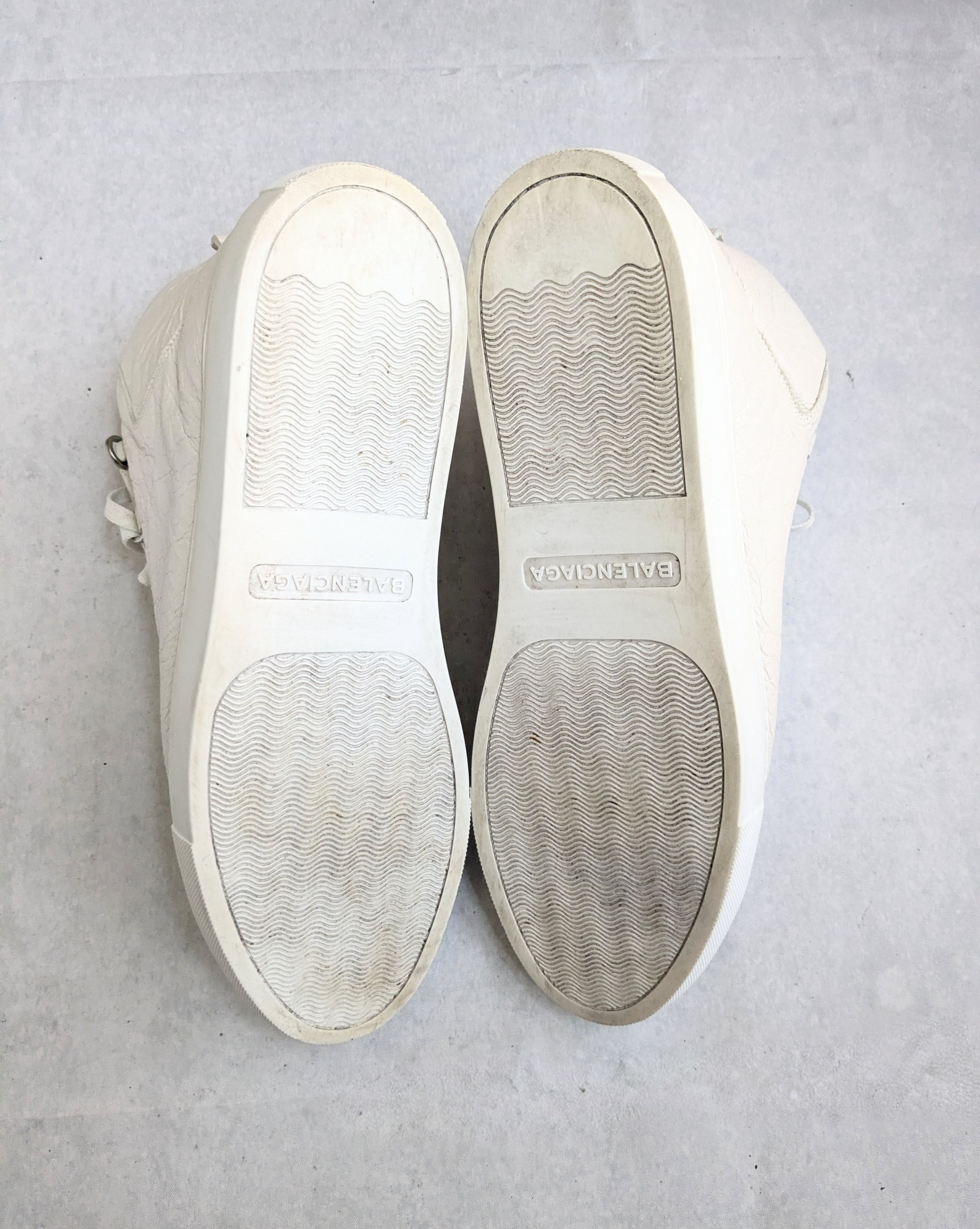Balenciaga Balenciaga Arena Sneakers White 11 High Tops Leather Size US 11 / EU 44 - 13 Thumbnail