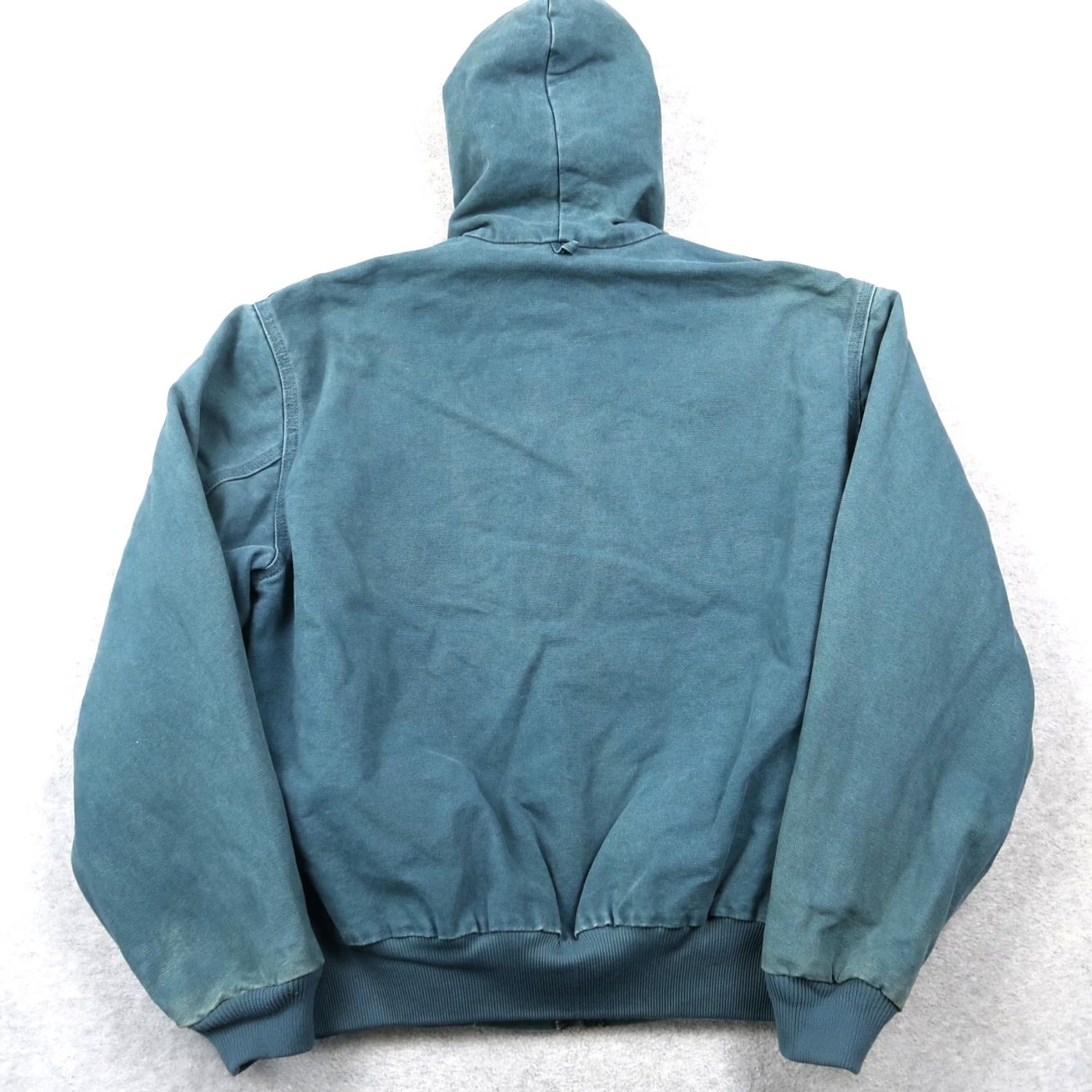 Carhartt VINTAGE Carhartt Jacket 90s Bomber Blue J97 Mens L Work Active Jacket Size L Blue Carhartt J97 USA Made Size US L / EU 52-54 / 3 - 2 Thumbnail