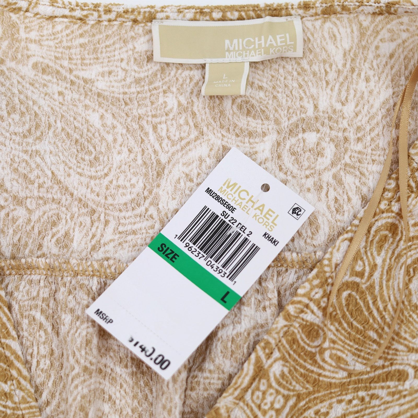 Michael Kors Michael Kors Women Paisley Boho Ruffle Mini Dress Size L Size L / US 10 / IT 46 - 7 Thumbnail