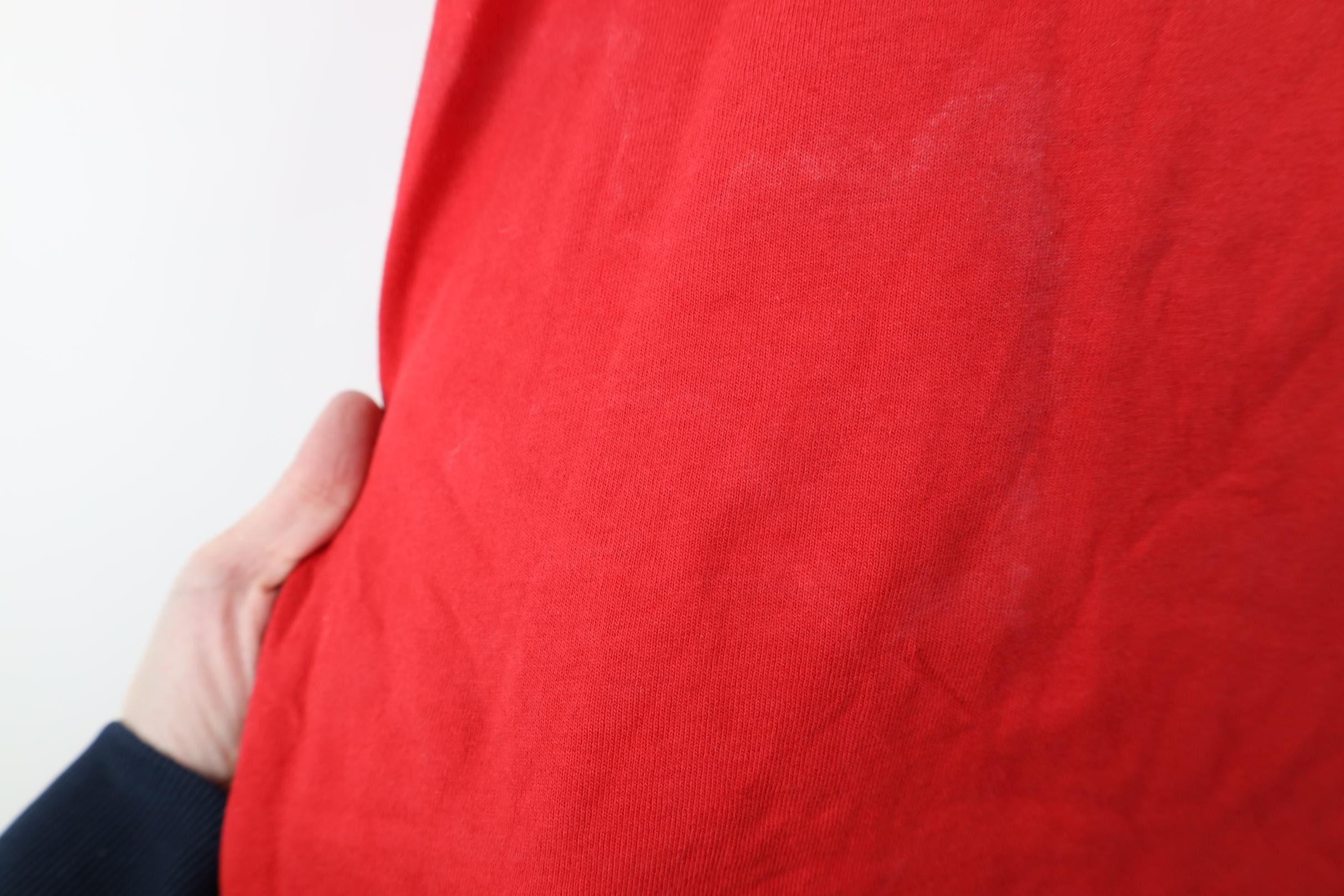Hanes Vintage 90s Y2K Hanes Blank Pocket T-Shirt Red Cotton Size US XXL / EU 58 / 5 - 8 Thumbnail