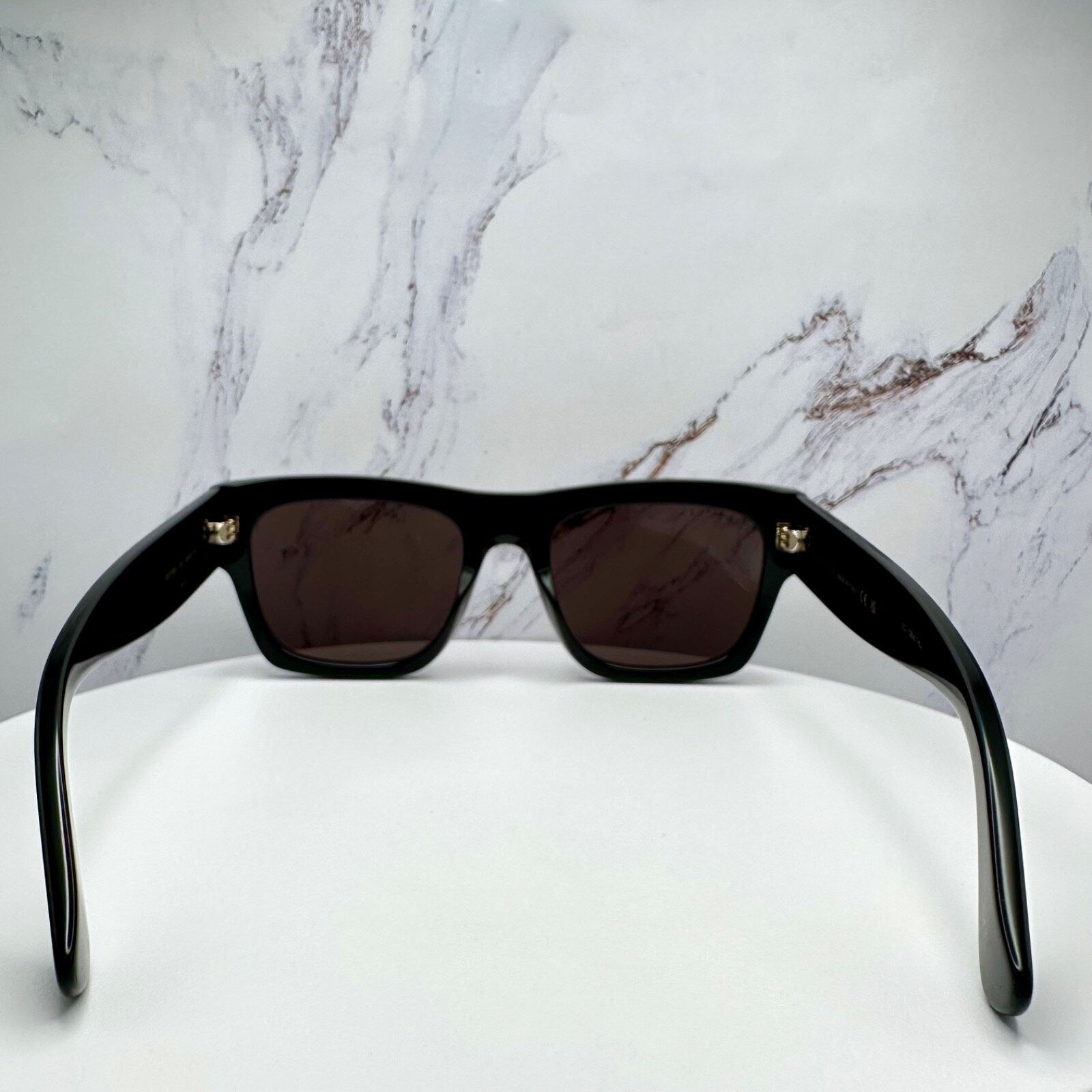 Gucci New GUCCI Sunglasses 2025 Collection Black Gold Letter Logo Size ONE SIZE - 12 Thumbnail