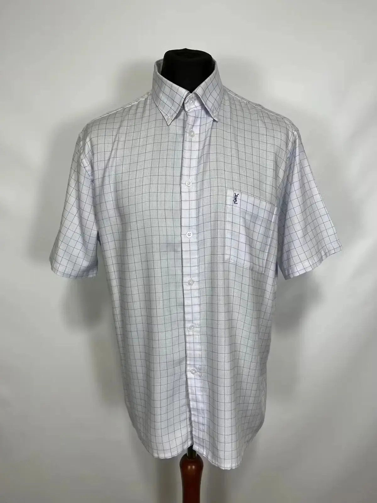 Designer × Vintage × Yves Saint Laurent Vintage Yves Saint Laurent shirt Size US XL / EU 56 / 4 - 1 Thumbnail