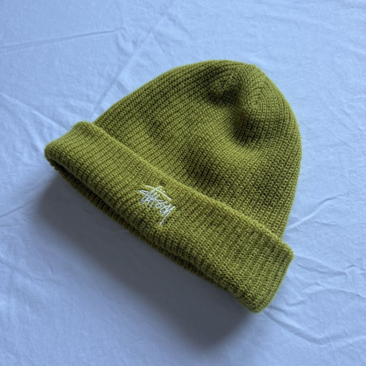 Stussy Stussy Embroidered Classic Logo Knit Beanie Moss w/ Tags Size ONE SIZE - 5 Thumbnail