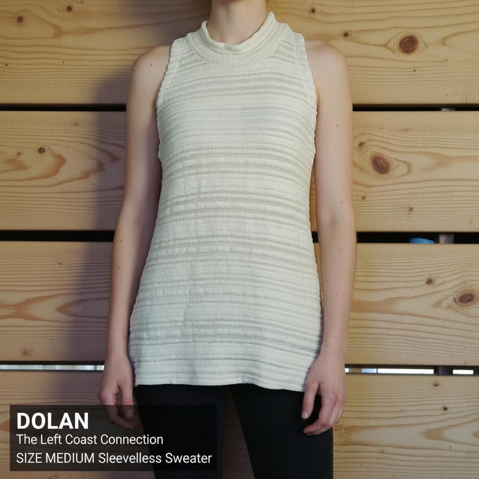 dylan Dolan Sleeveless Sweater Size Medium Size M / US 6-8 / IT 42-44 - 2 Thumbnail