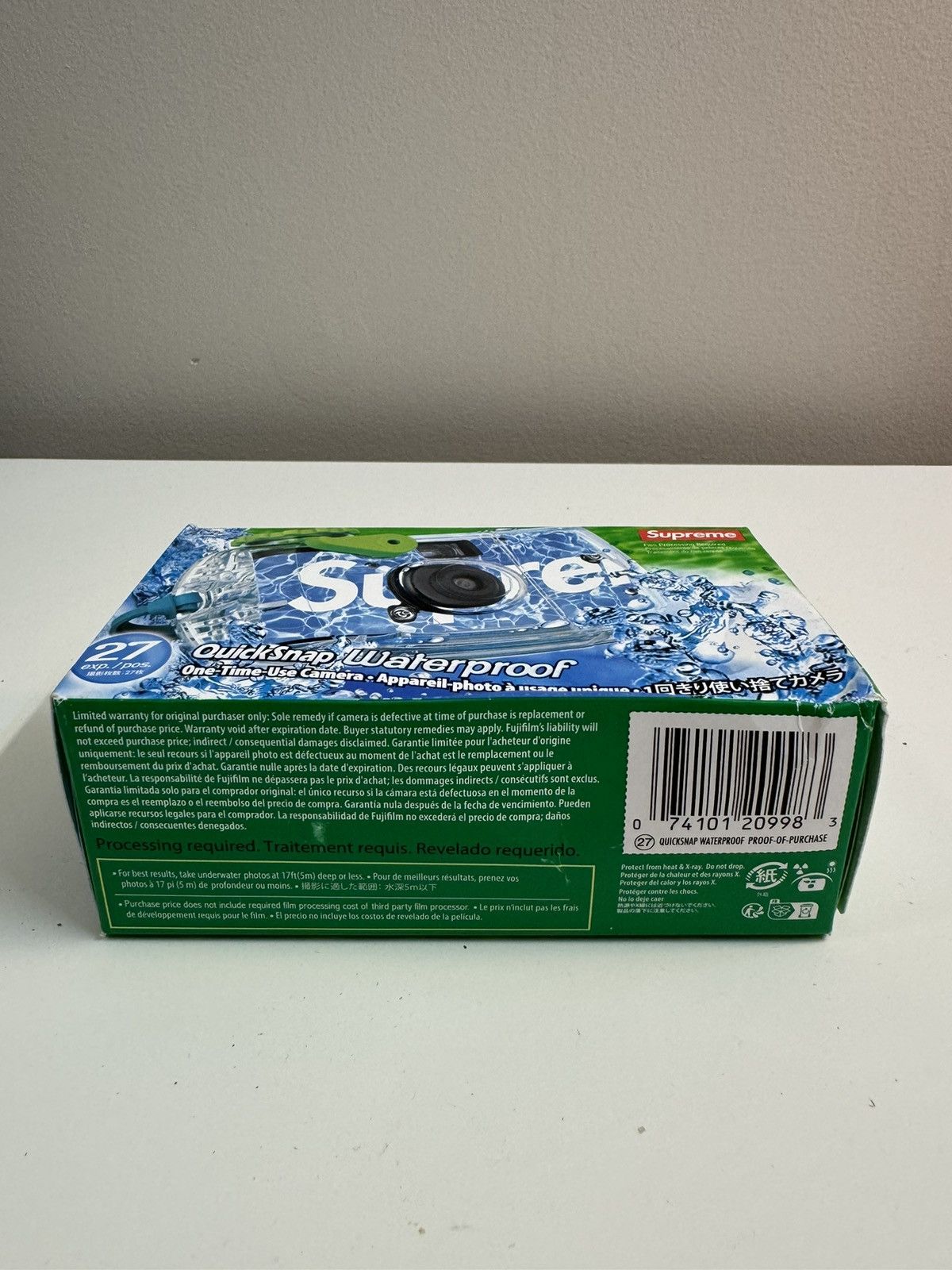 Fujifilm × Supreme Supreme FujiFilm Waterproof Camera Brand New Sealed Size ONE SIZE - 6 Thumbnail