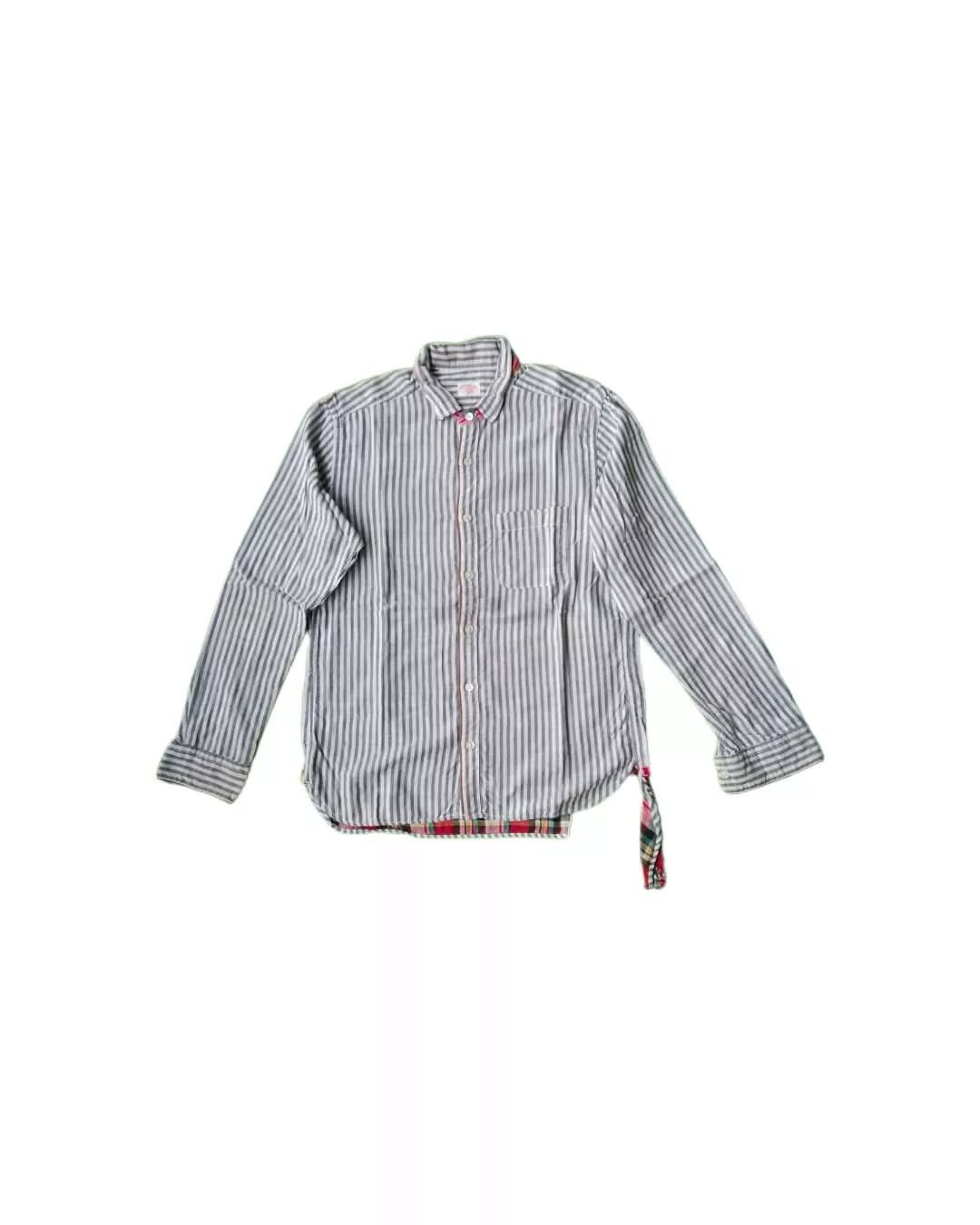 Beams Japan × Beams Plus × Japanese Brand Beams Striped Longsleeve Pocket Shirt Size S / US 4 / IT 40 - 1 Thumbnail