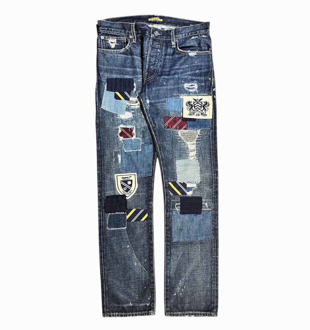 Vintage Vintage Polo Ralph Lauren 2000s Rugby Denim Pant Size US 30 / EU 46 - 1 Thumbnail