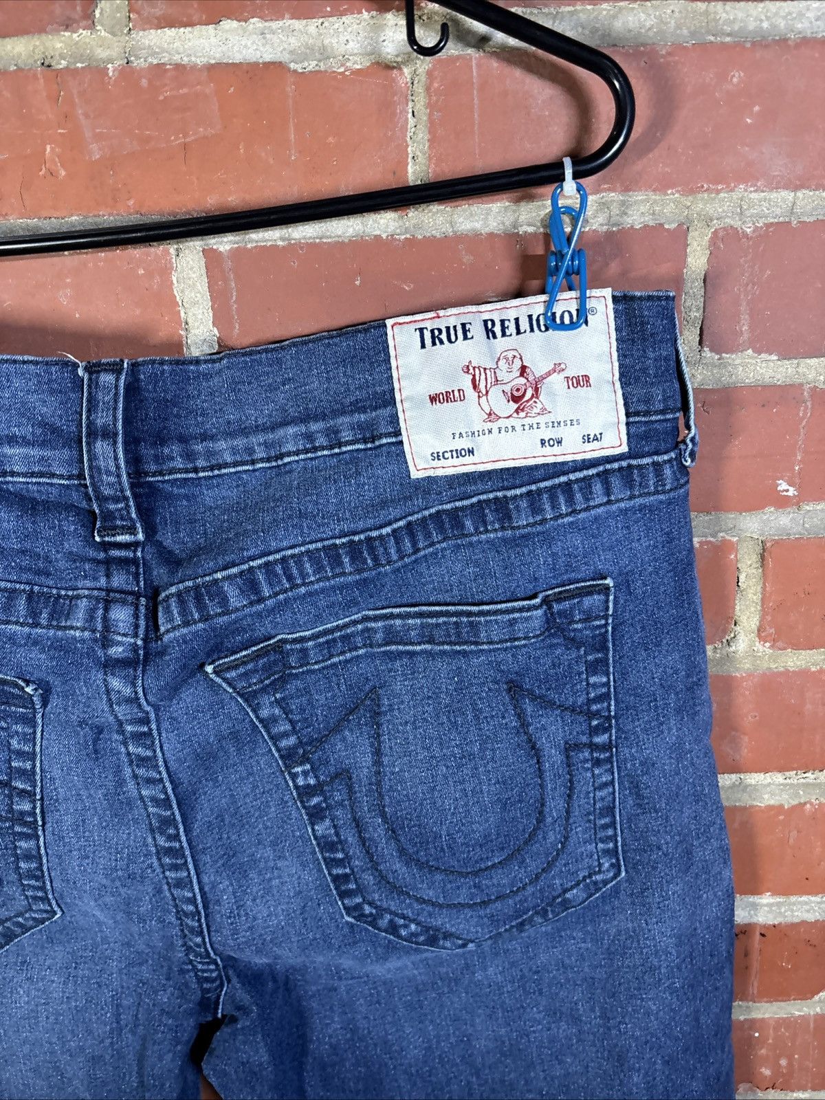 True Religion True Religion Ricky Relaxed Straight Jeans Sz 36 Real 37x30 Size US 37 - 5 Thumbnail