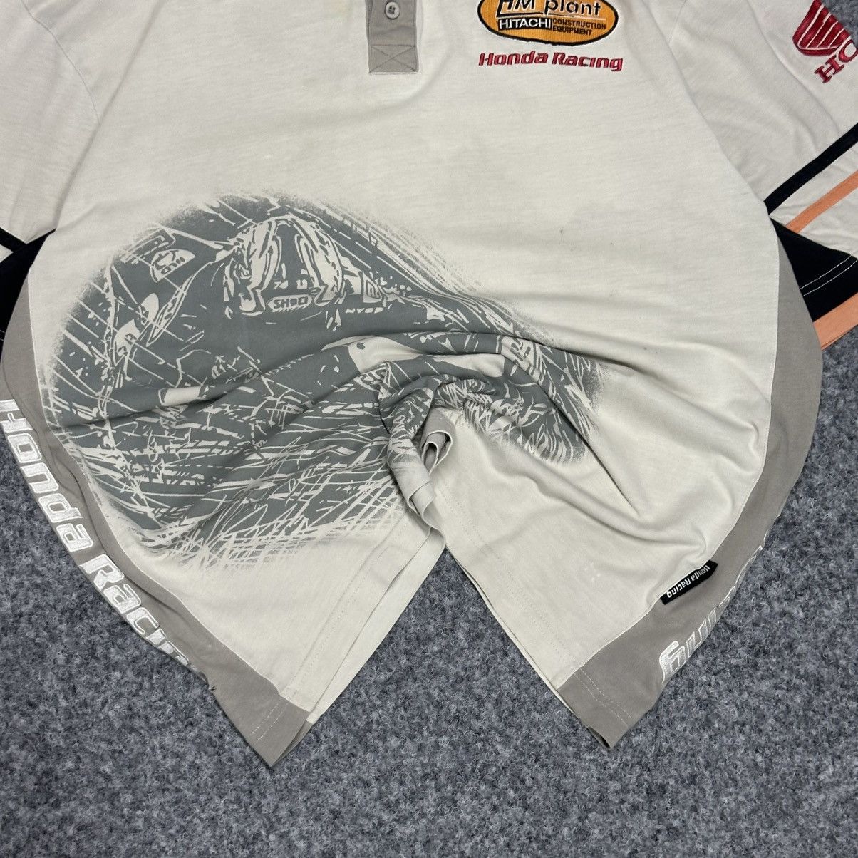Honda VTG Mans Polo Honda Racing Size XL Distressed Cotton Y2K Size US XL / EU 56 / 4 - 5 Thumbnail
