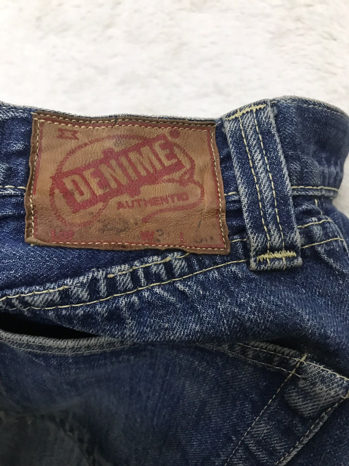 Denime × Japanese Brand × Vintage Japanese Brand DENIME Selvedge Jeans 30 Size US 30 / EU 46 - 10 Thumbnail