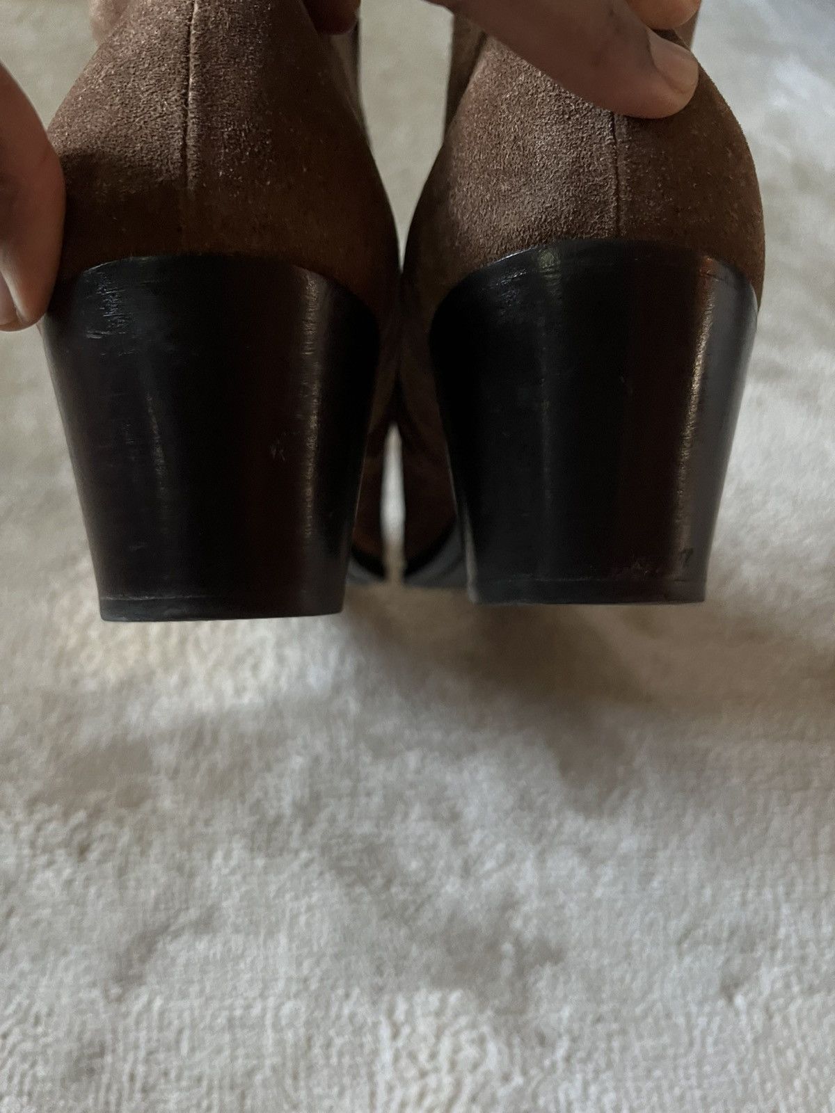 Saint Laurent Paris Brown Suede Finn 60 Size US 12 / EU 45 - 3 Thumbnail