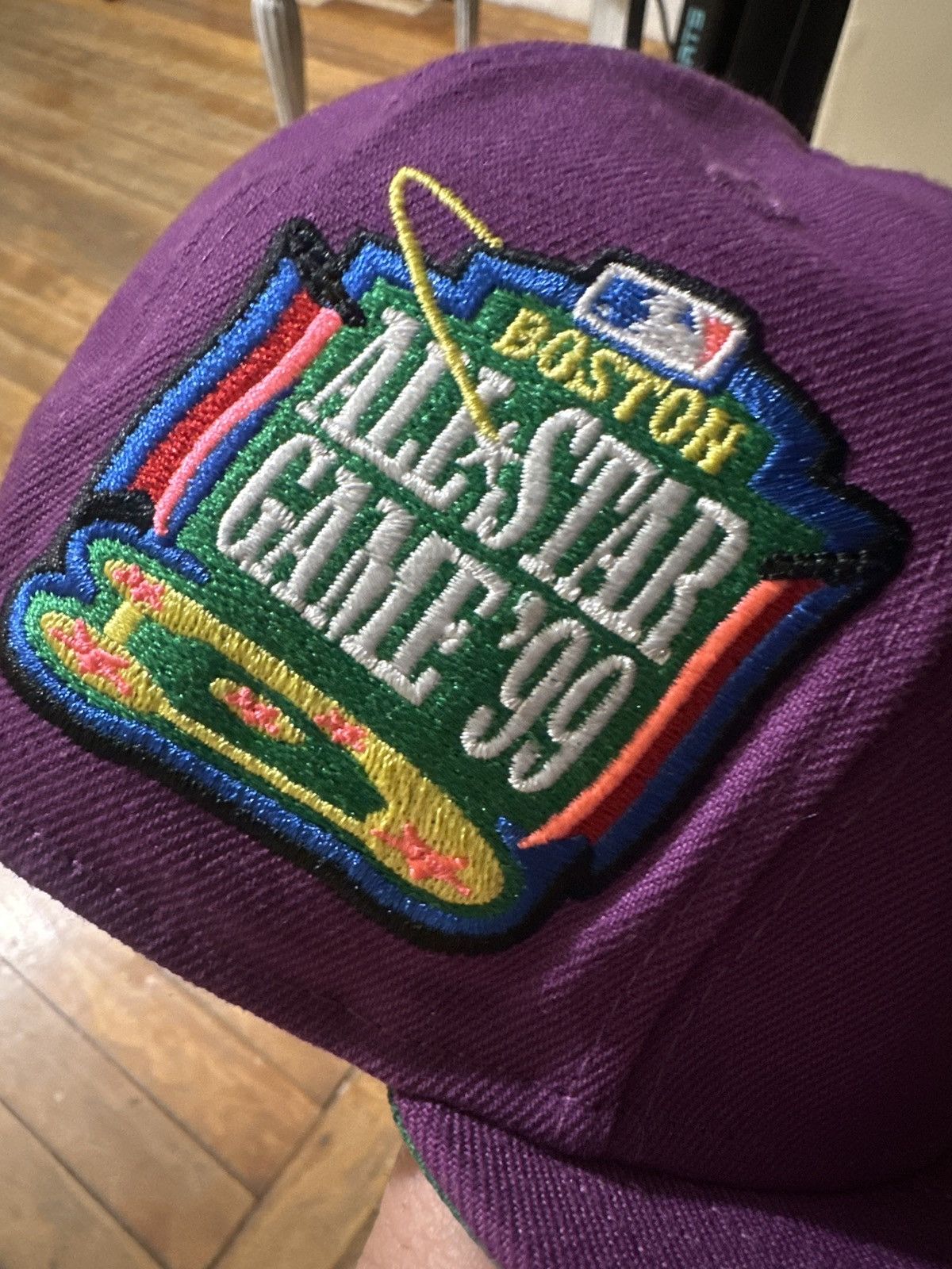 New Era New era boston red sox fitted “barney” sz 7 1/8 59fifty Size ONE SIZE - 3 Thumbnail