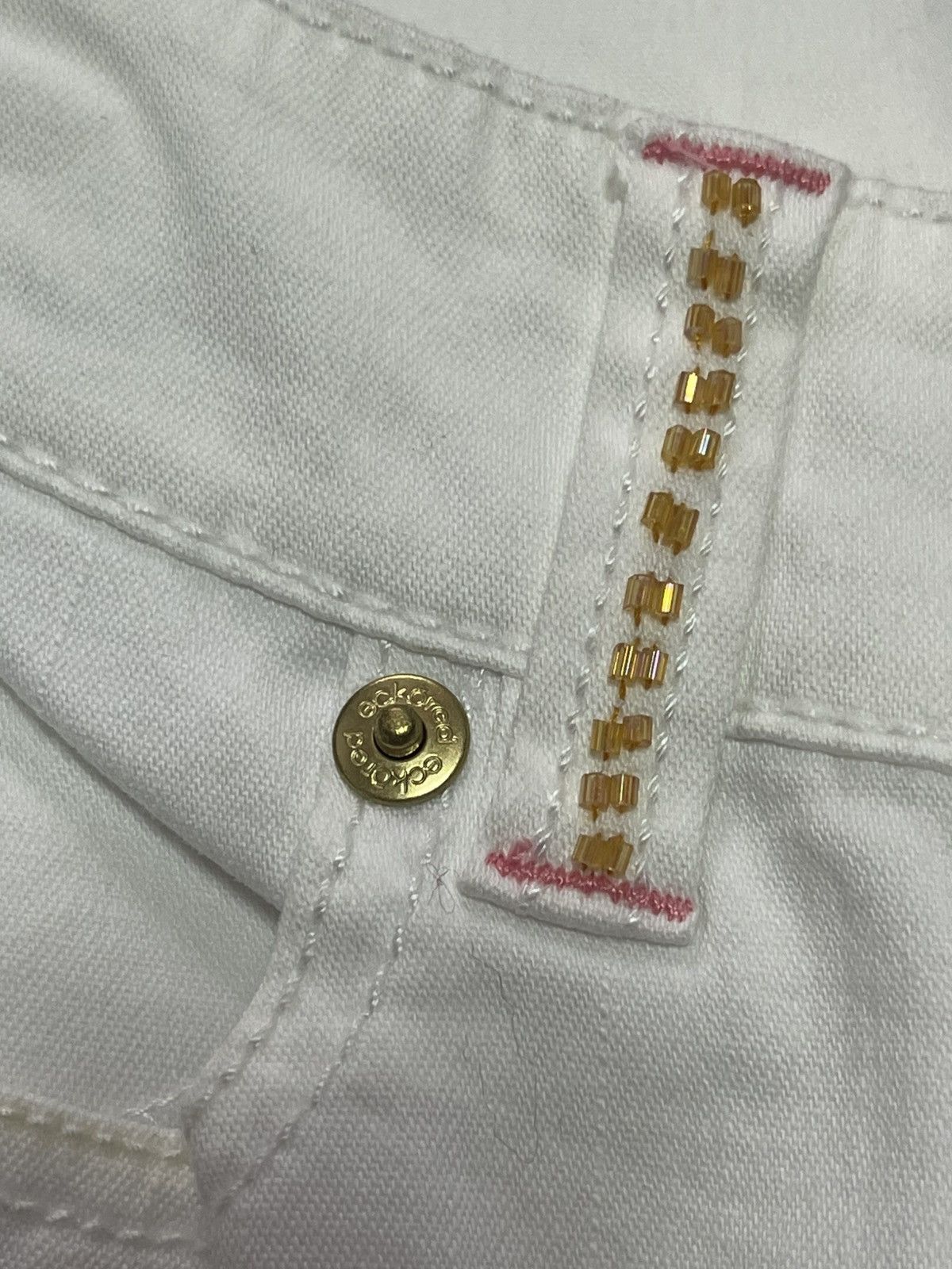 Ecko Unltd. Ecko Red Y2k Flared White Jeans size 7 Size 27" / US 4 / IT 40 - 13 Thumbnail