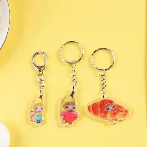 Japanese Brand × Vintage Happy Banana Cat Key Size ONE SIZE - 2 Thumbnail