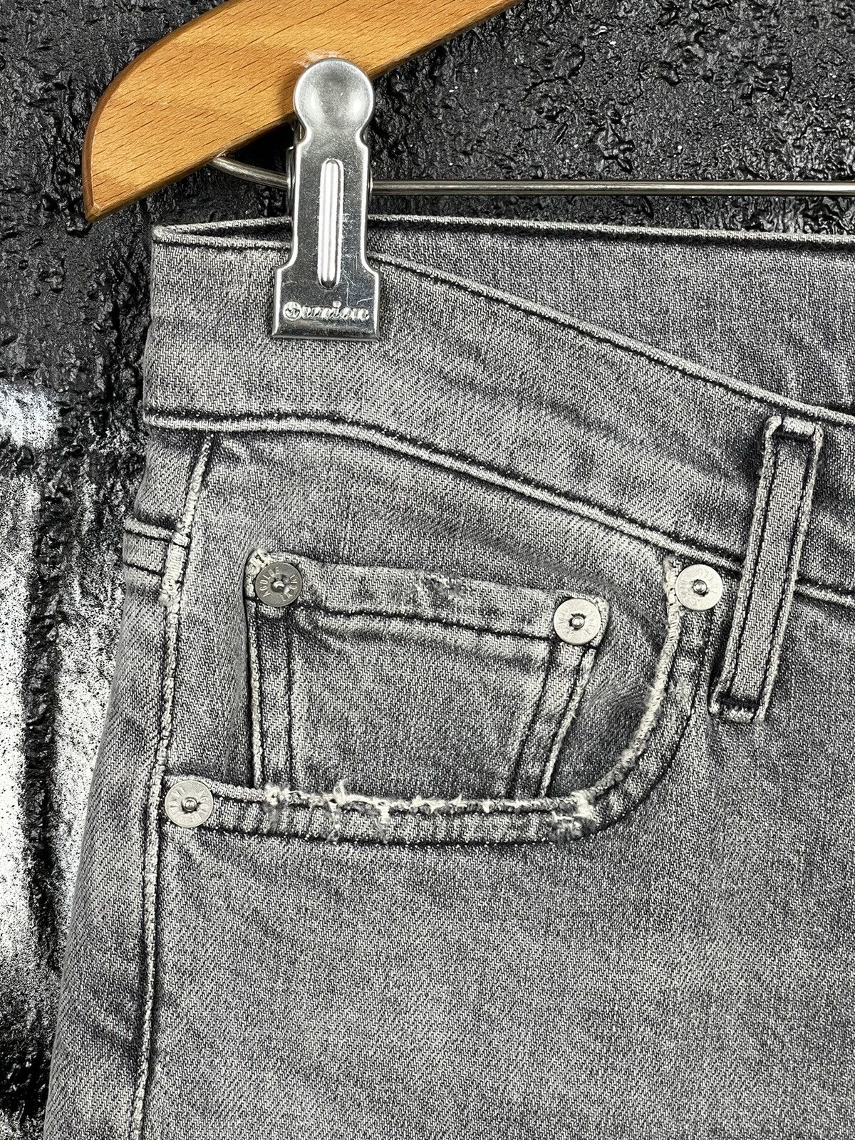 Agolde × Designer Agolde Los Angeles Washed Distressed Jeans Size 29 Size 29" - 12 Thumbnail