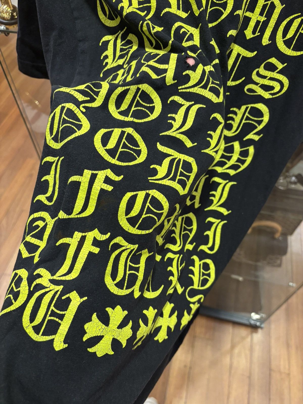 Chrome Hearts Chrome Hearts Neon Eyechart Horseshoe Tee Size US S / EU 44-46 / 1 - 3 Thumbnail