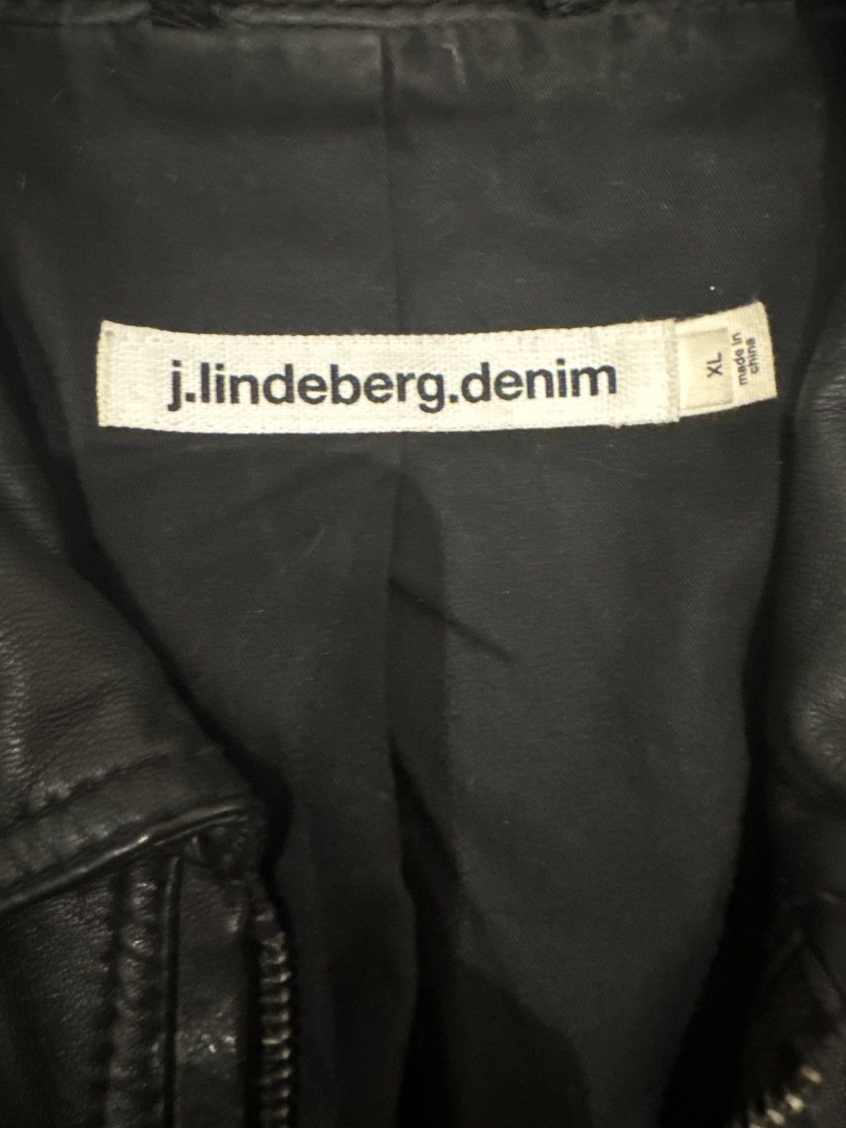 J.Lindeberg J.Lindeberg Black Leather Jacket Size US XL / EU 56 / 4 - 3 Thumbnail