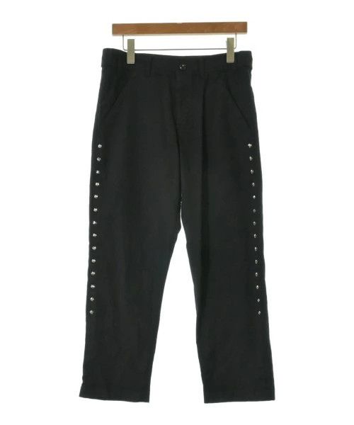 Comme des Garcons Black Casual Pants Slacks Tuds Design Zip Ply Plain Black Size US 30 / EU 46 - 1 Thumbnail