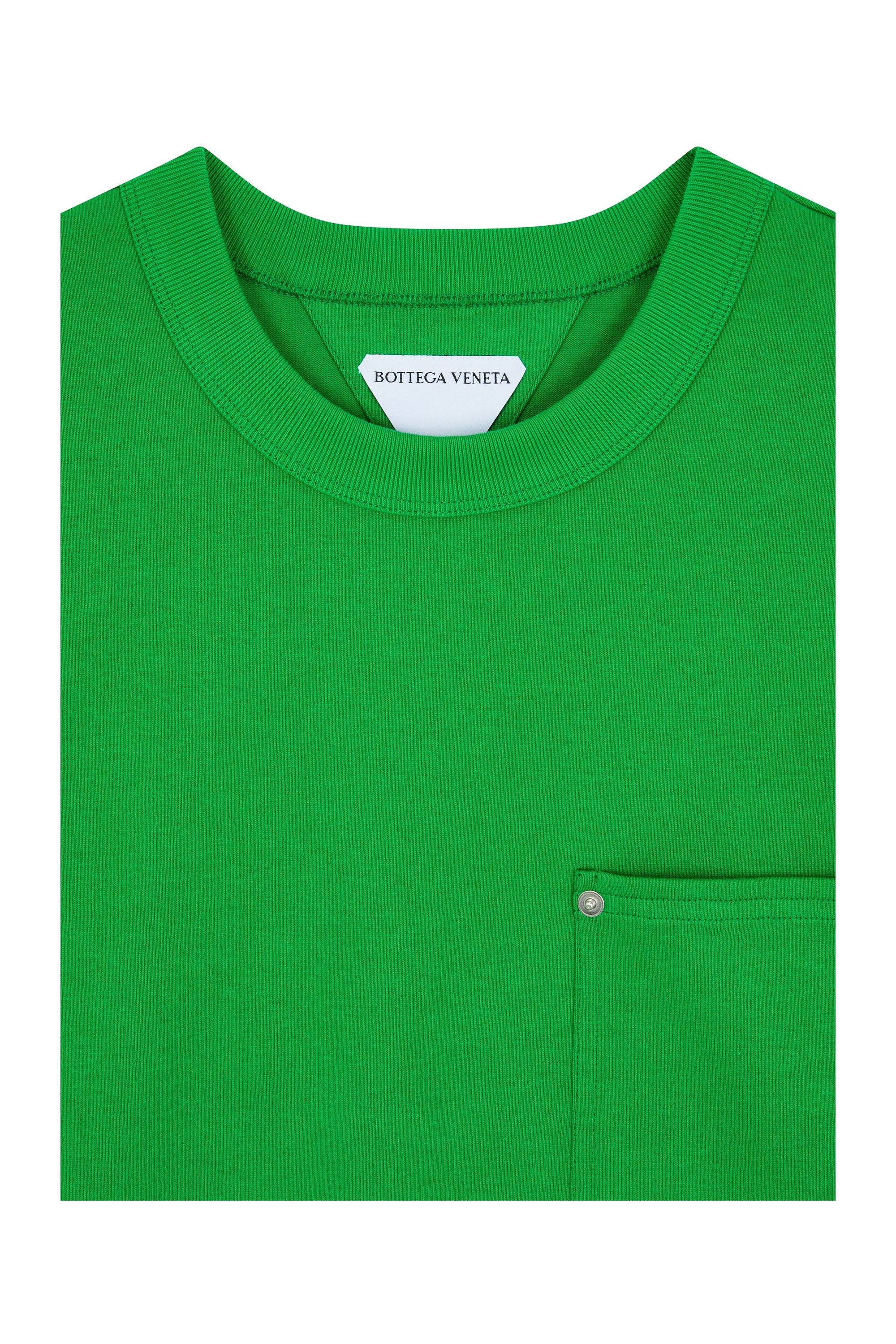 Bottega Veneta o1loc1c0824 707804 T-Shirt in Green Size US XS / EU 42 / 0 - 3 Thumbnail