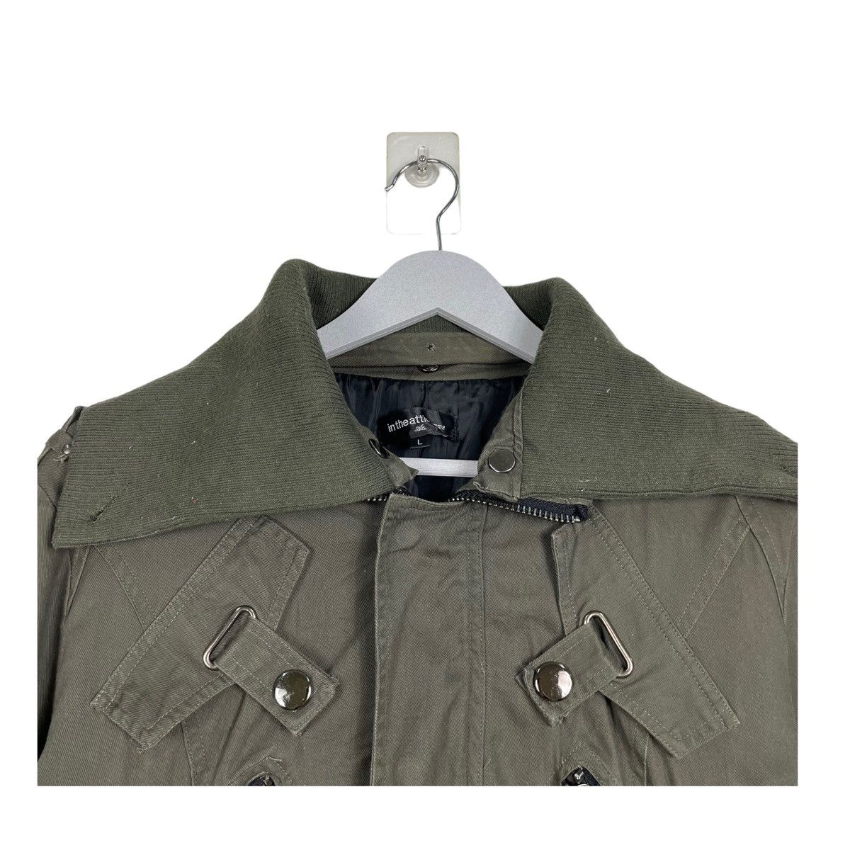 Beauty Beast × In The Attic × Japanese Brand 💥IN THE ATTIC PARACHUTE BONDAGE BIG COLLAR JACKET Size US M / EU 48-50 / 2 - 4 Thumbnail
