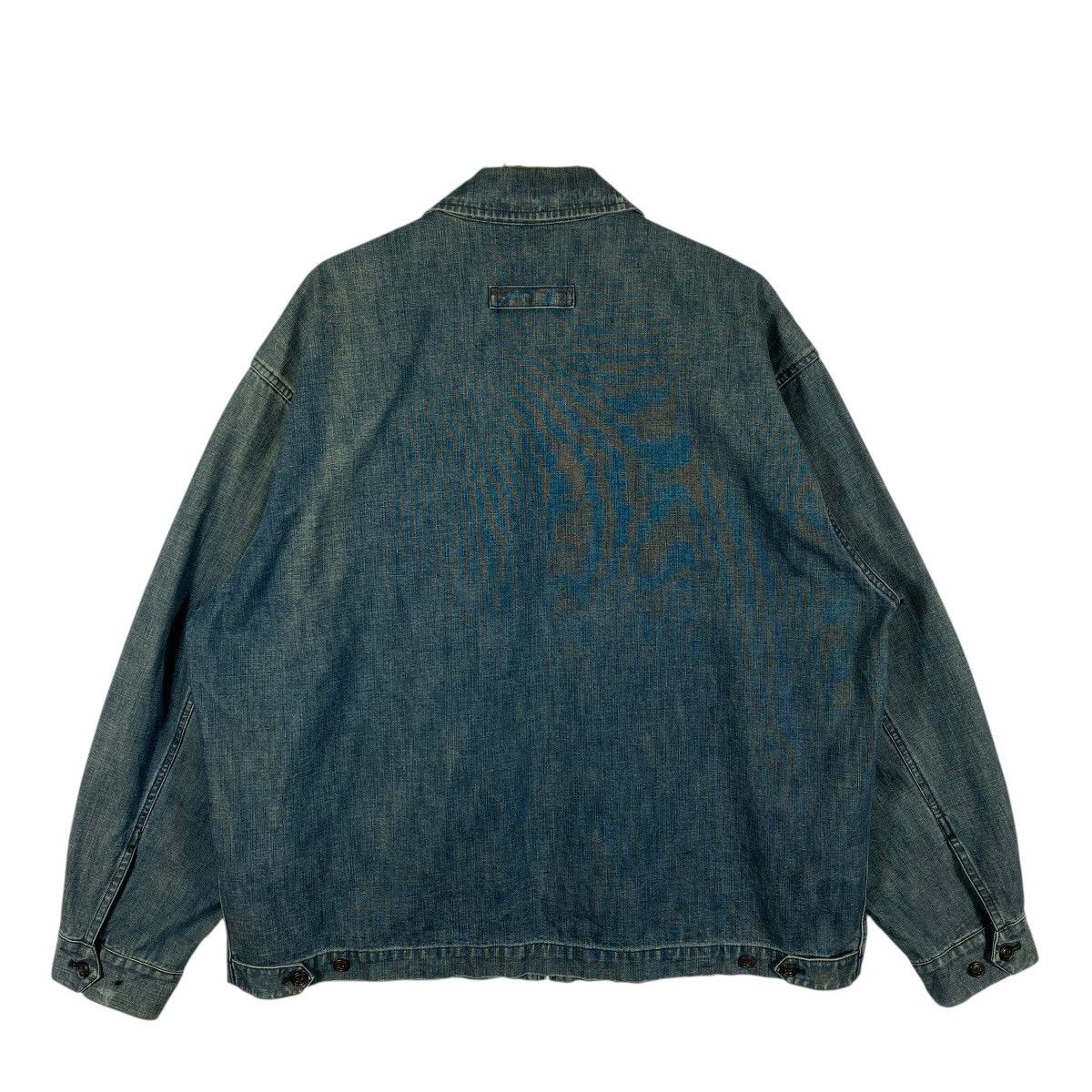 Japanese Brand Vintage Unique Retro Ken Collection indigo denim Zipper Size US L / EU 52-54 / 3 - 10 Thumbnail