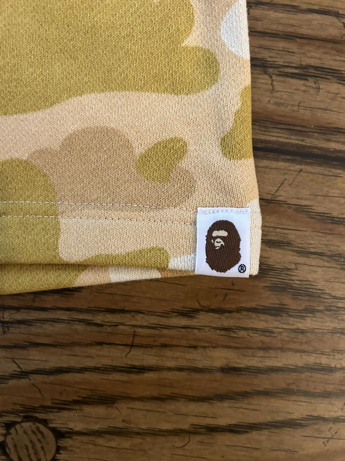 Bape Bape Yellow Color Camo Shark Sweat Shorts Size US 30 / EU 46 - 3 Thumbnail