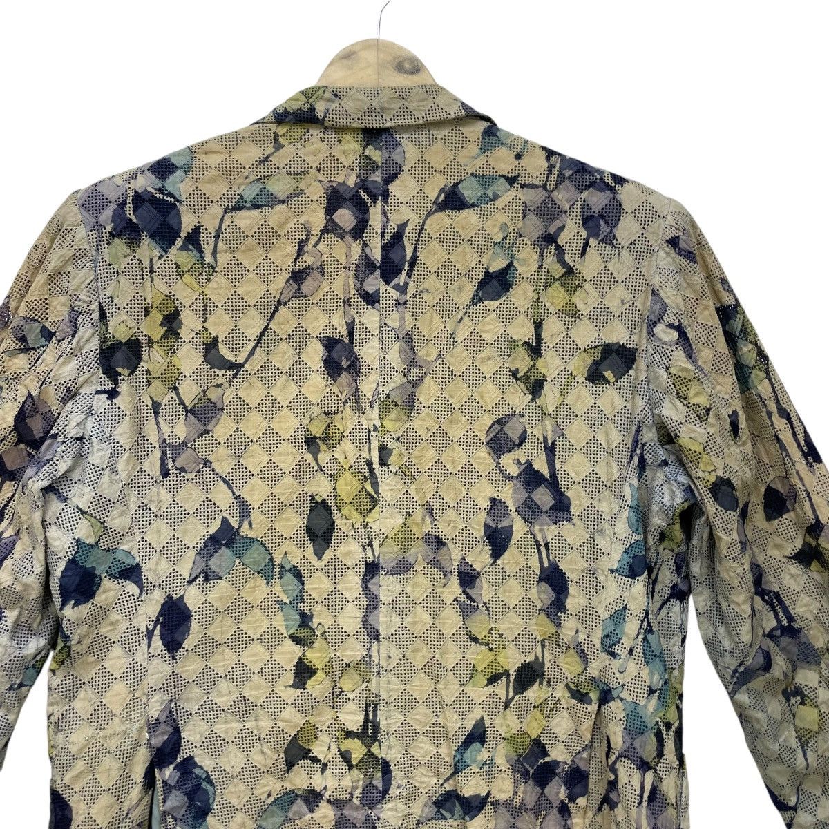 Yohji Yamamoto Vintage Pacthwork Mesh Jacket Size US M / EU 48-50 / 2 - 6 Thumbnail