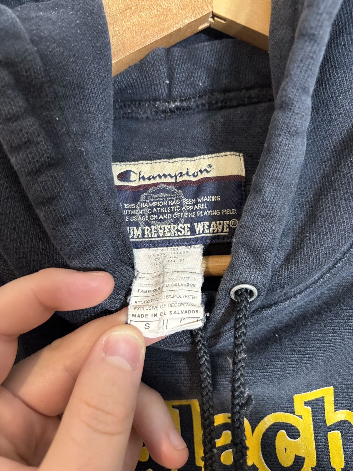 Champion Vtg Appalachian St Wrestling Champion Reverse Weave Hoodie Size US S / EU 44-46 / 1 - 4 Thumbnail