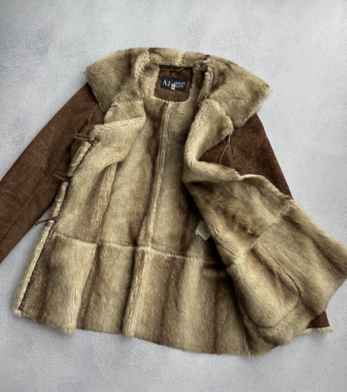 Other Vintage Armani Jeans Sheepskin Fur Woman Jacket Sz M Size M / US 6-8 / IT 42-44 - 4 Thumbnail