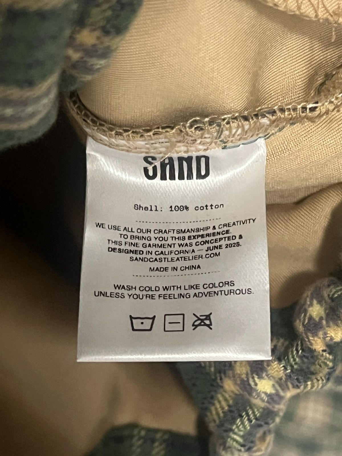 SAND Sandcastle Atelier Green Plaid Jacket M Size US M / EU 48-50 / 2 - 11 Thumbnail