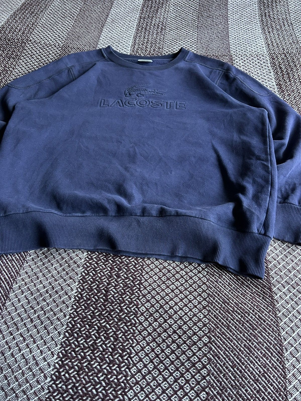 Lacoste × Vintage Vintage Lacoste Sport Big Logo Embroidered Sweatshirt SZ L/5 Size US L / EU 52-54 / 3 - 3 Thumbnail