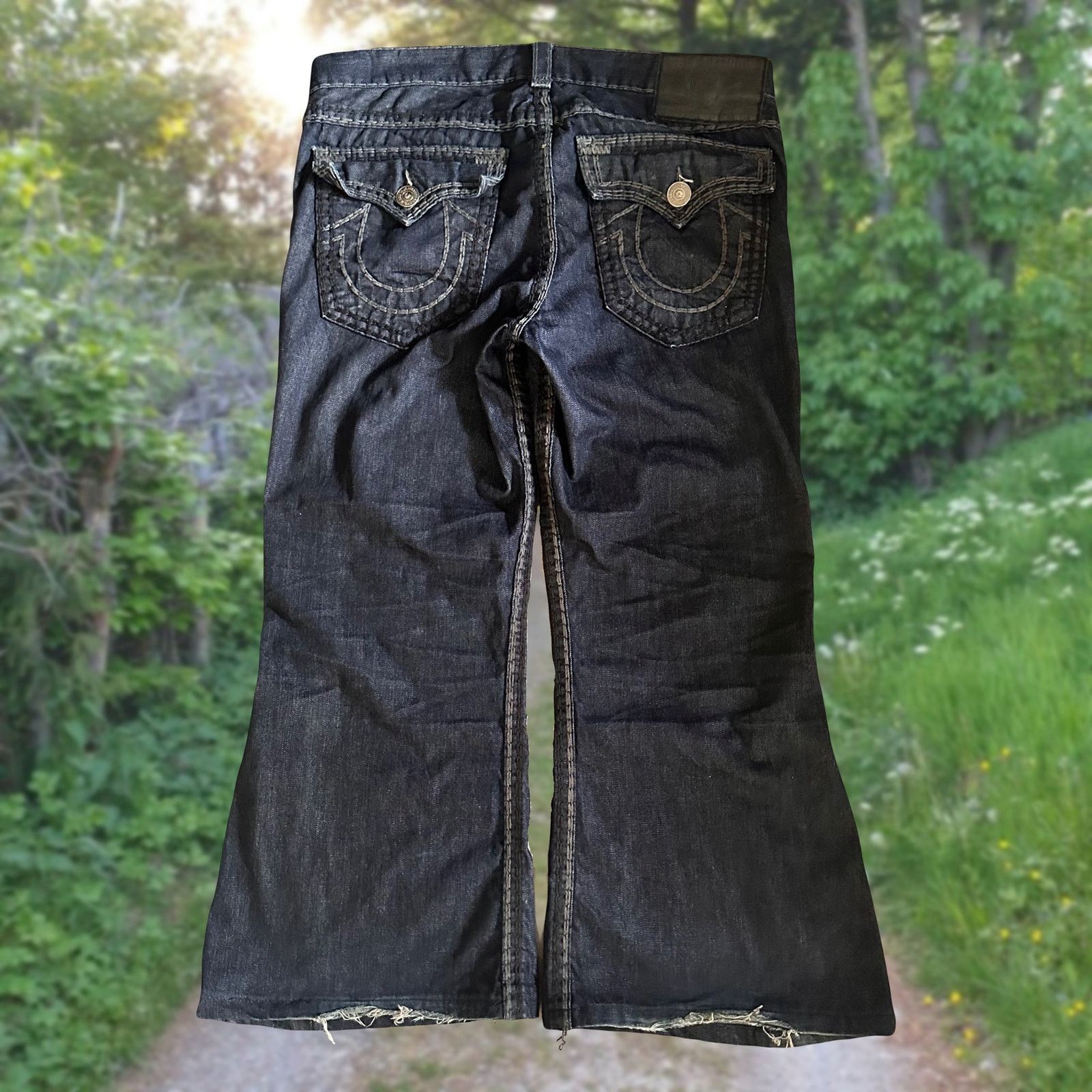 True Religion True Religion custom flared baggy wide leg jeans super qt Size US 40 / EU 56 - 1 Thumbnail