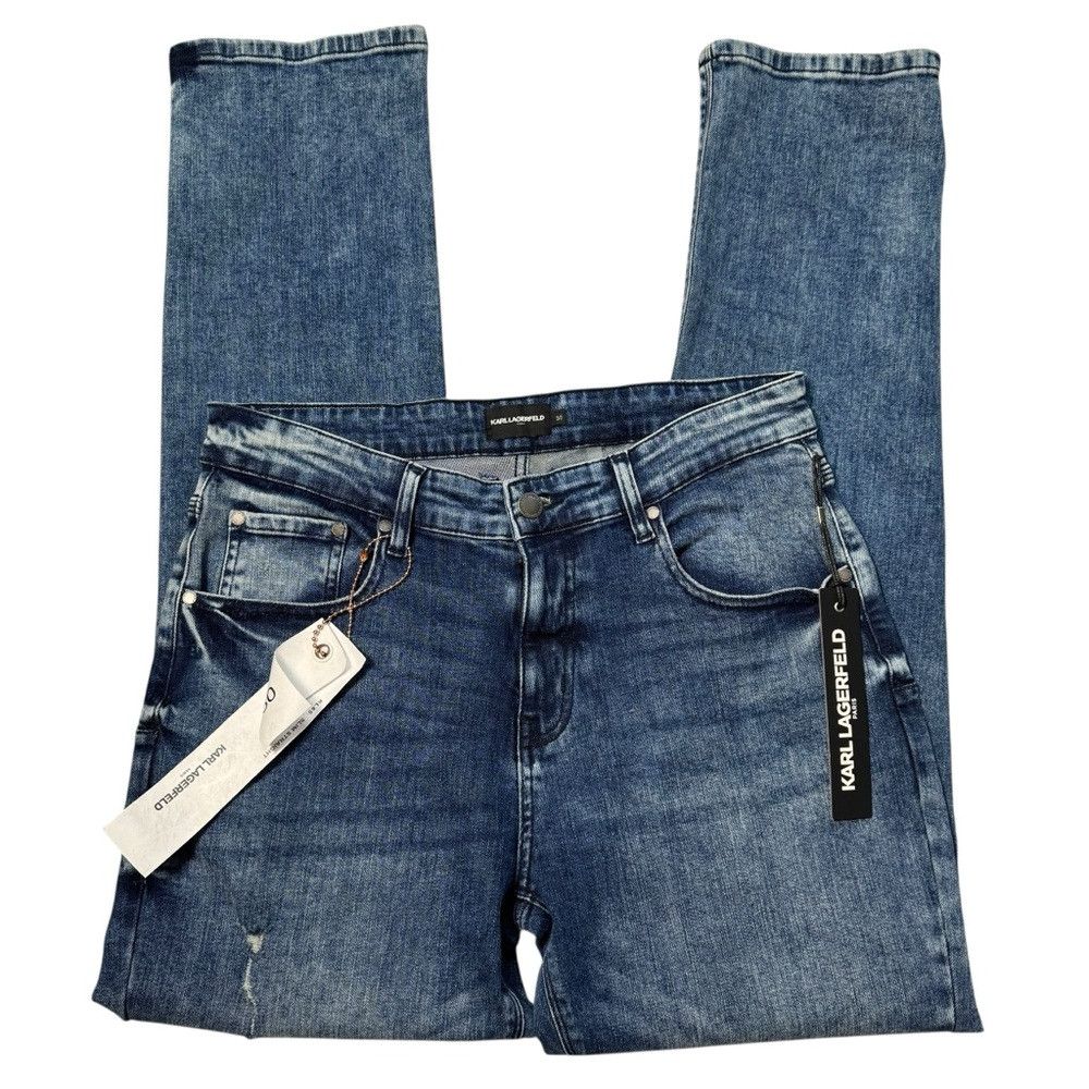 Karl Lagerfeld NWT New Karl Lagerfeld KL65 Slim Straight Jeans Size 30 Size US 30 / EU 46 - 3 Thumbnail