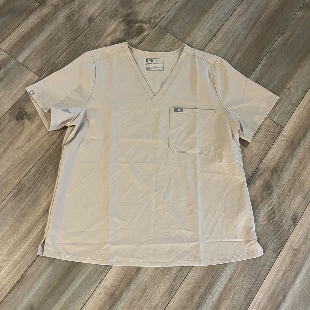 Other Figs Technical Collection Tan/ Khaki Top Women XXL Size XL / US 12-14 / IT 48-50 - 1 Thumbnail