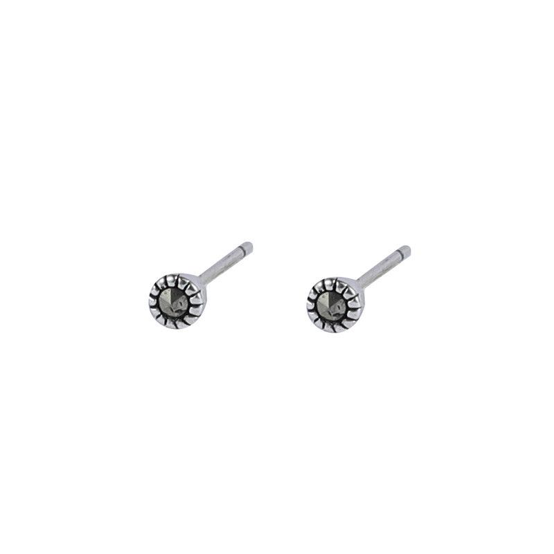 Jewelry × Sterling Silver Modern Earrings One Pairs Chrome Jewelry Size ONE SIZE - 5 Thumbnail