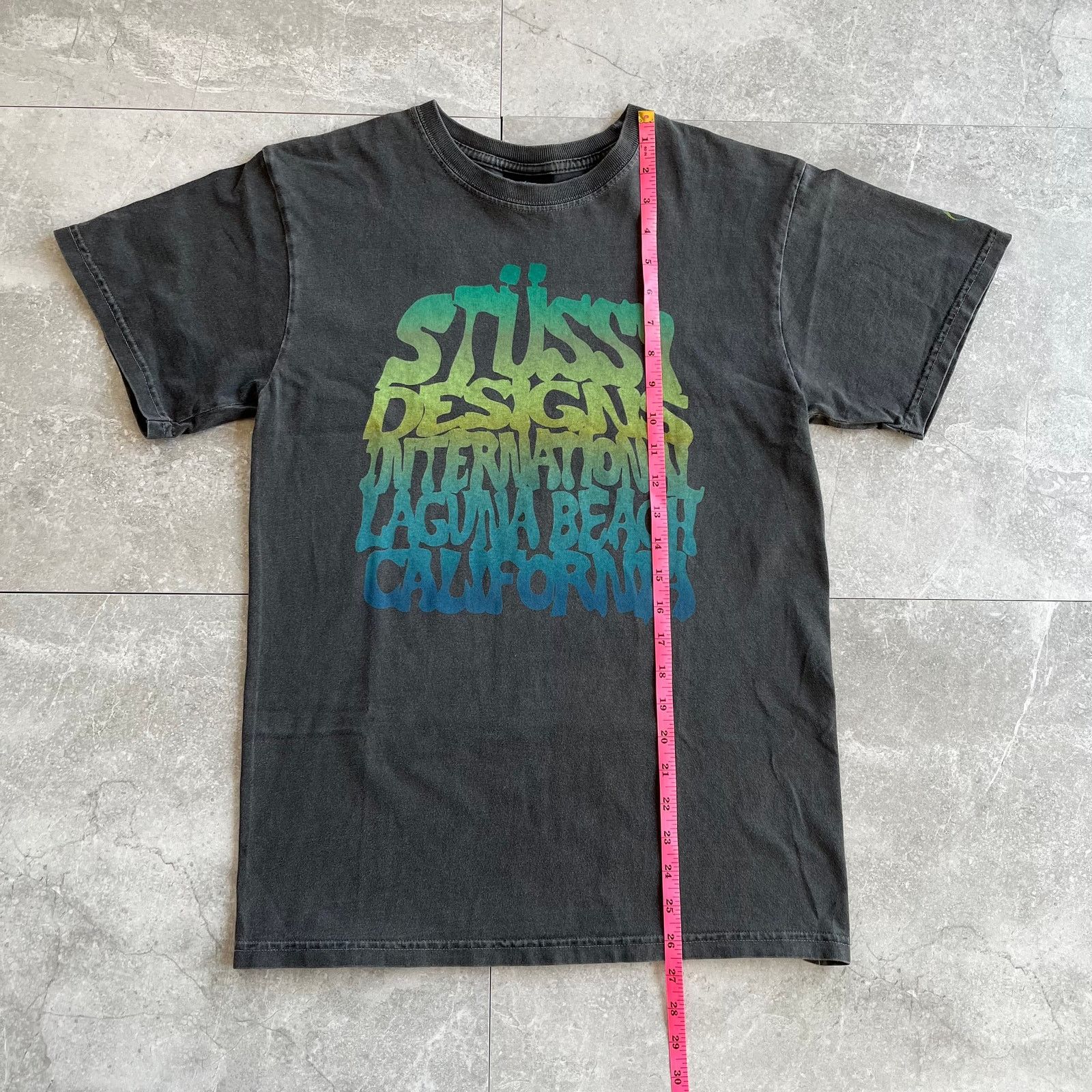 Stussy Stussy designs International stone wash t shirt Size US S / EU 44-46 / 1 - 4 Thumbnail