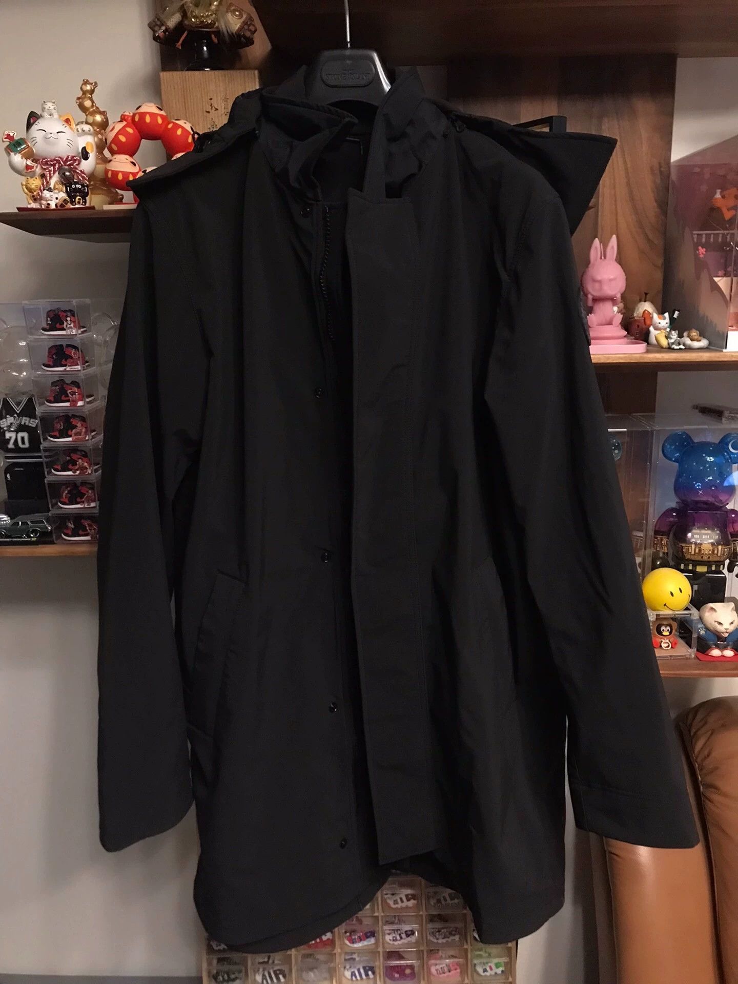 Canada Goose Canada Goose Black Label Mid-Length Black Windbreaker L Size US L / EU 52-54 / 3 - 1 Thumbnail